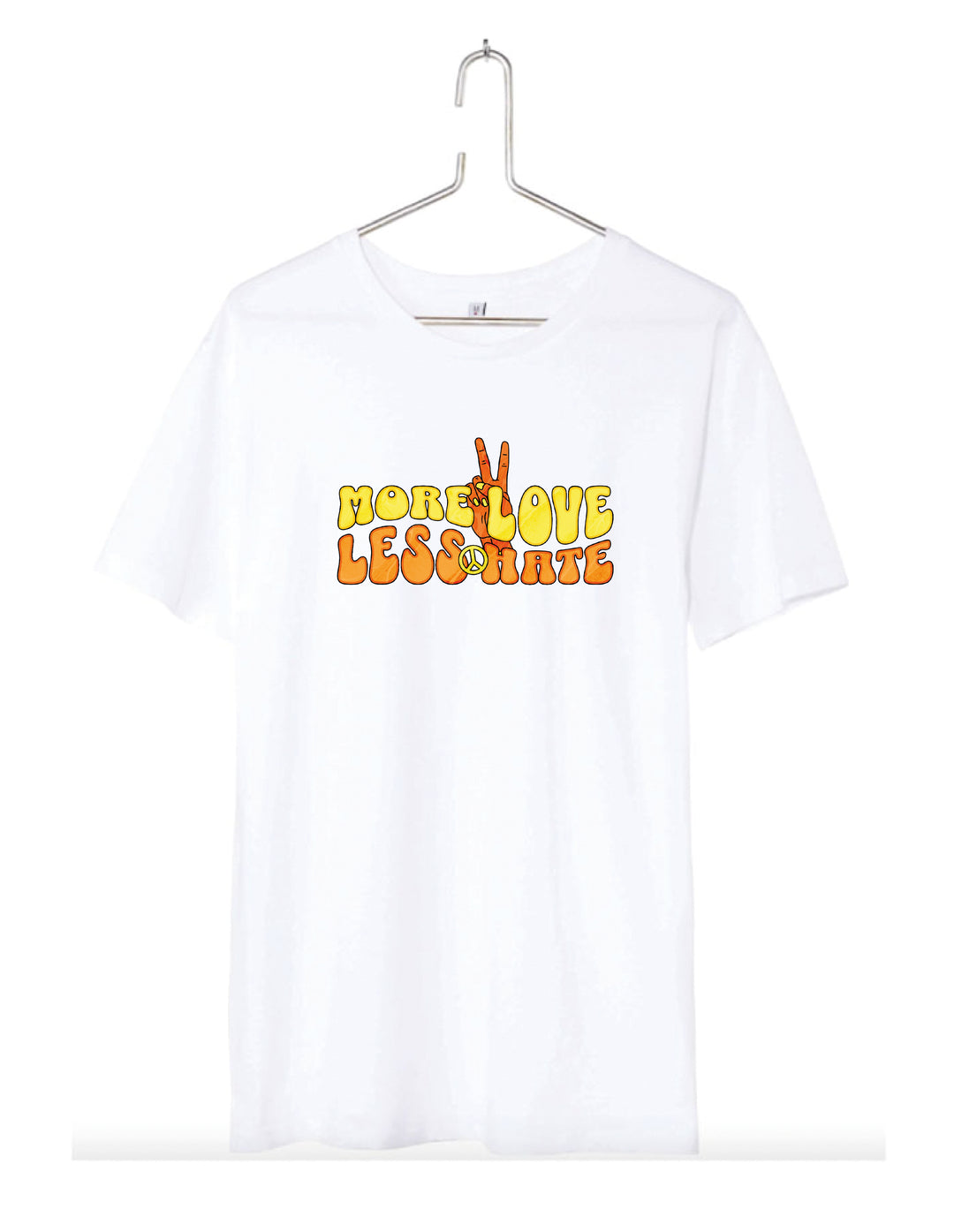 T-Shirt homme More love less hate