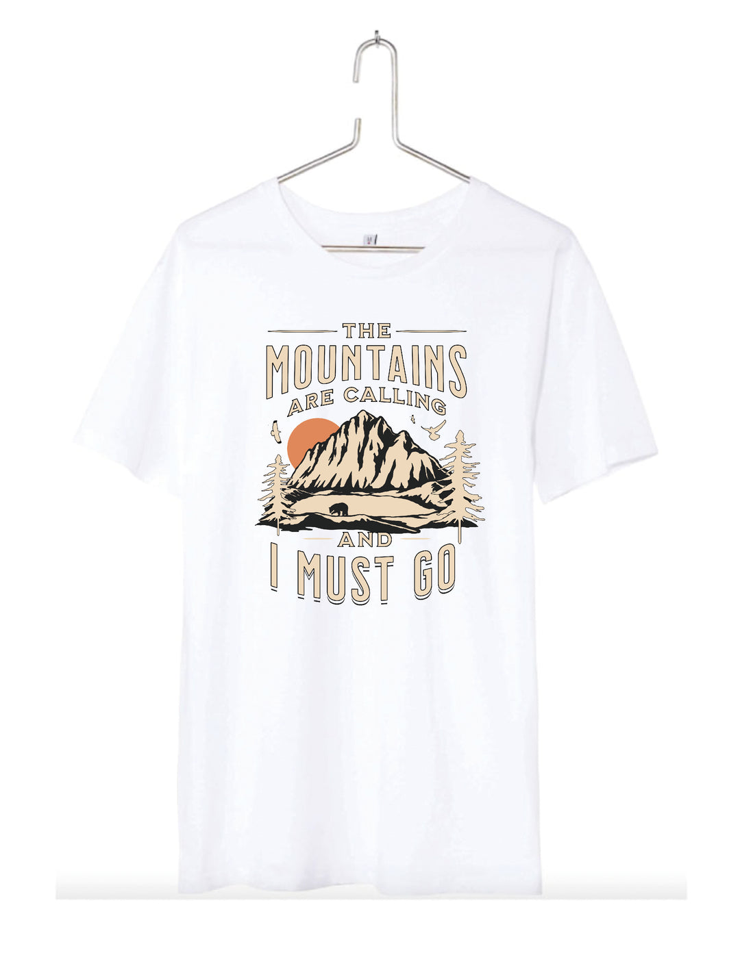 T-Shirt homme The mountains are calling and I must go