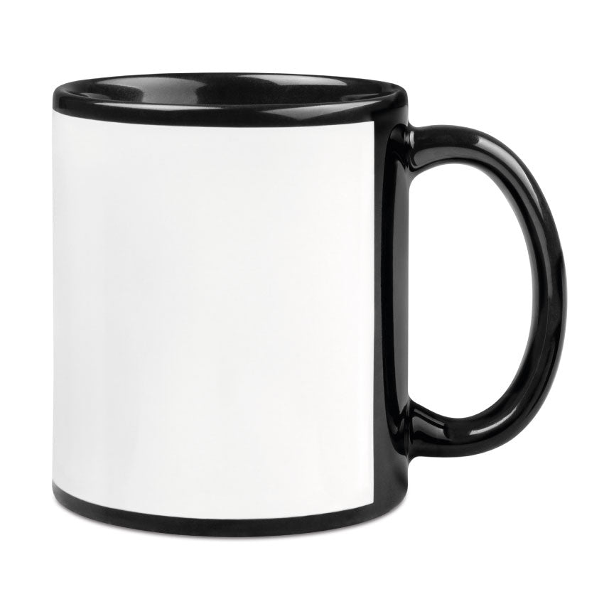 Tasse personnalisée noire