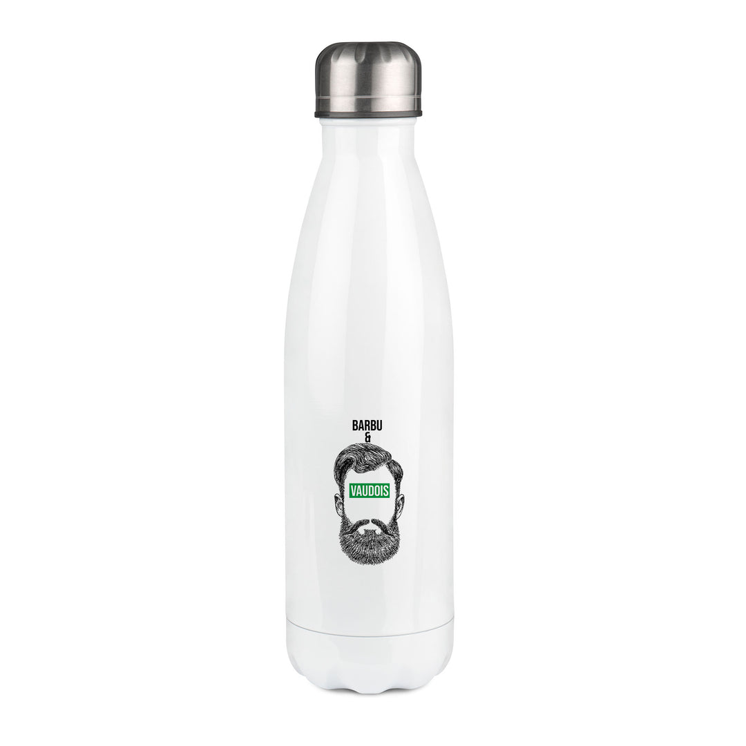 Thermos inox personnalisé Barbu et Vaudois