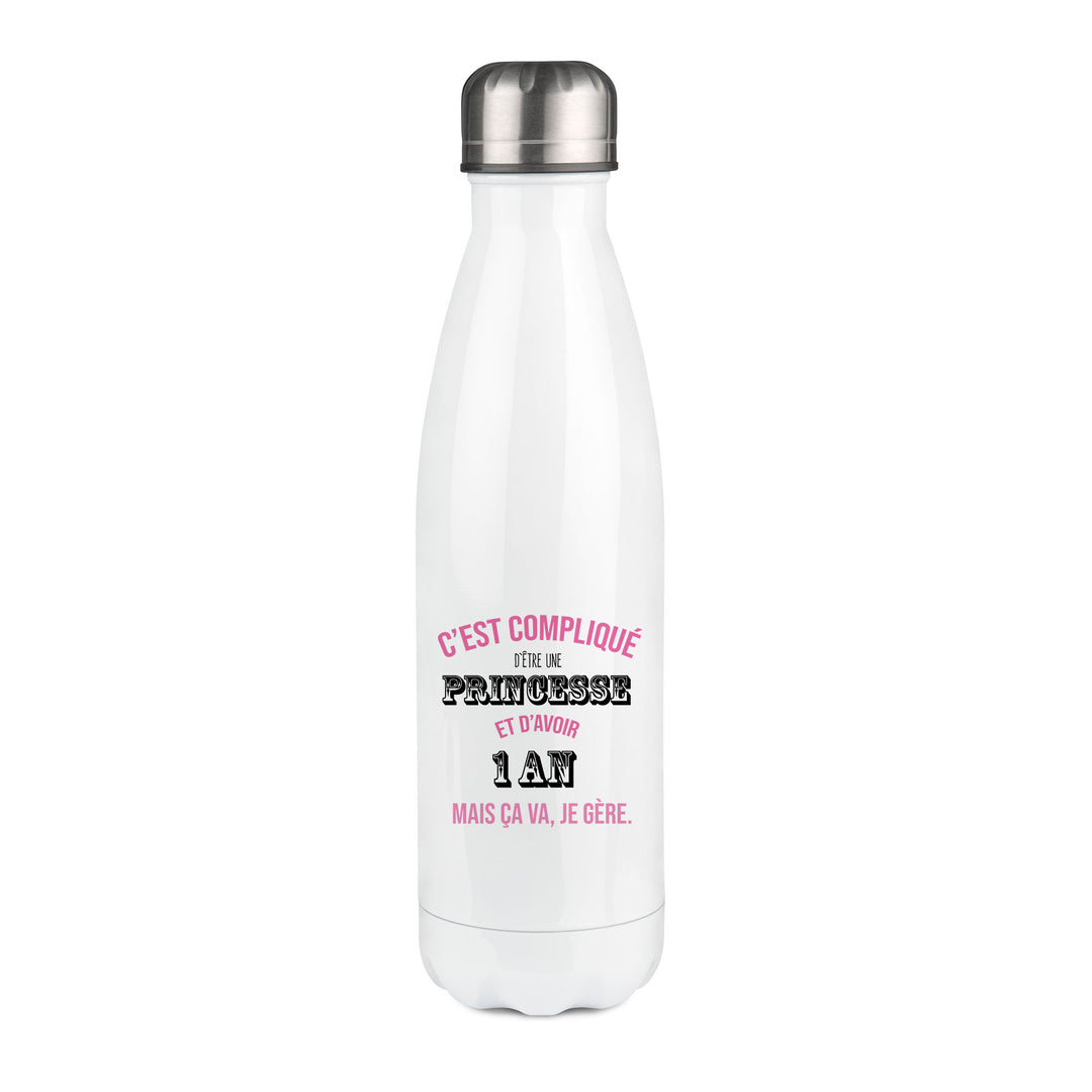 Thermos inox personnalisé C'est complique d'etre une princesse