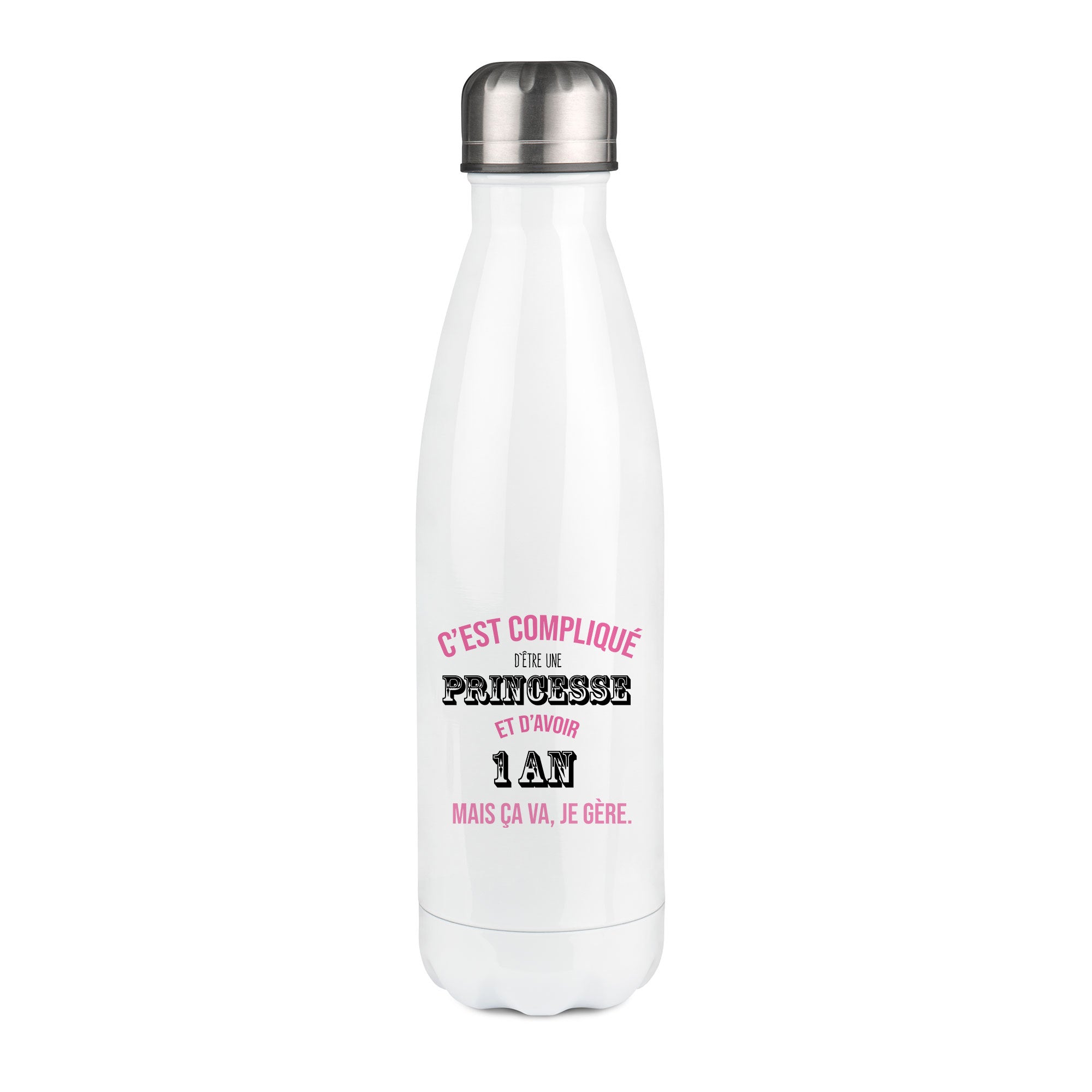 Thermos inox personnalisé C'est complique d'etre une princesse
