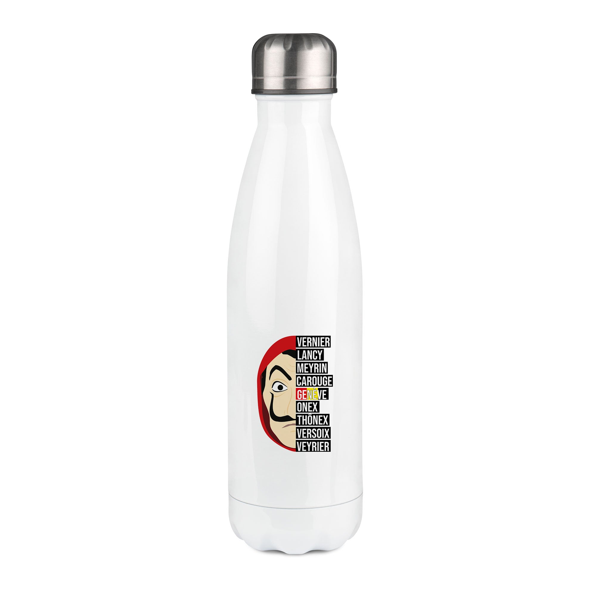 Thermos inox personnalisé Casa de Papel Geneve