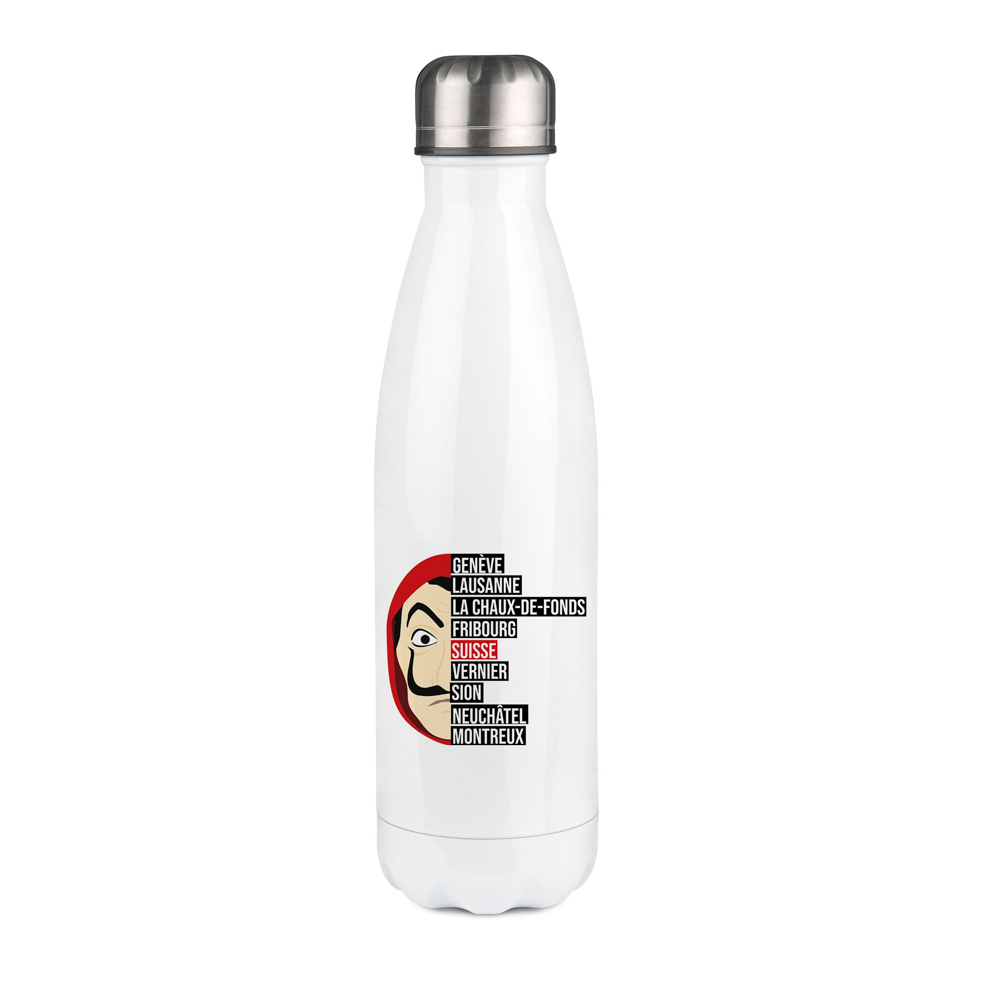 Thermos inox personnalisé Casa de Papel Suisse Romande