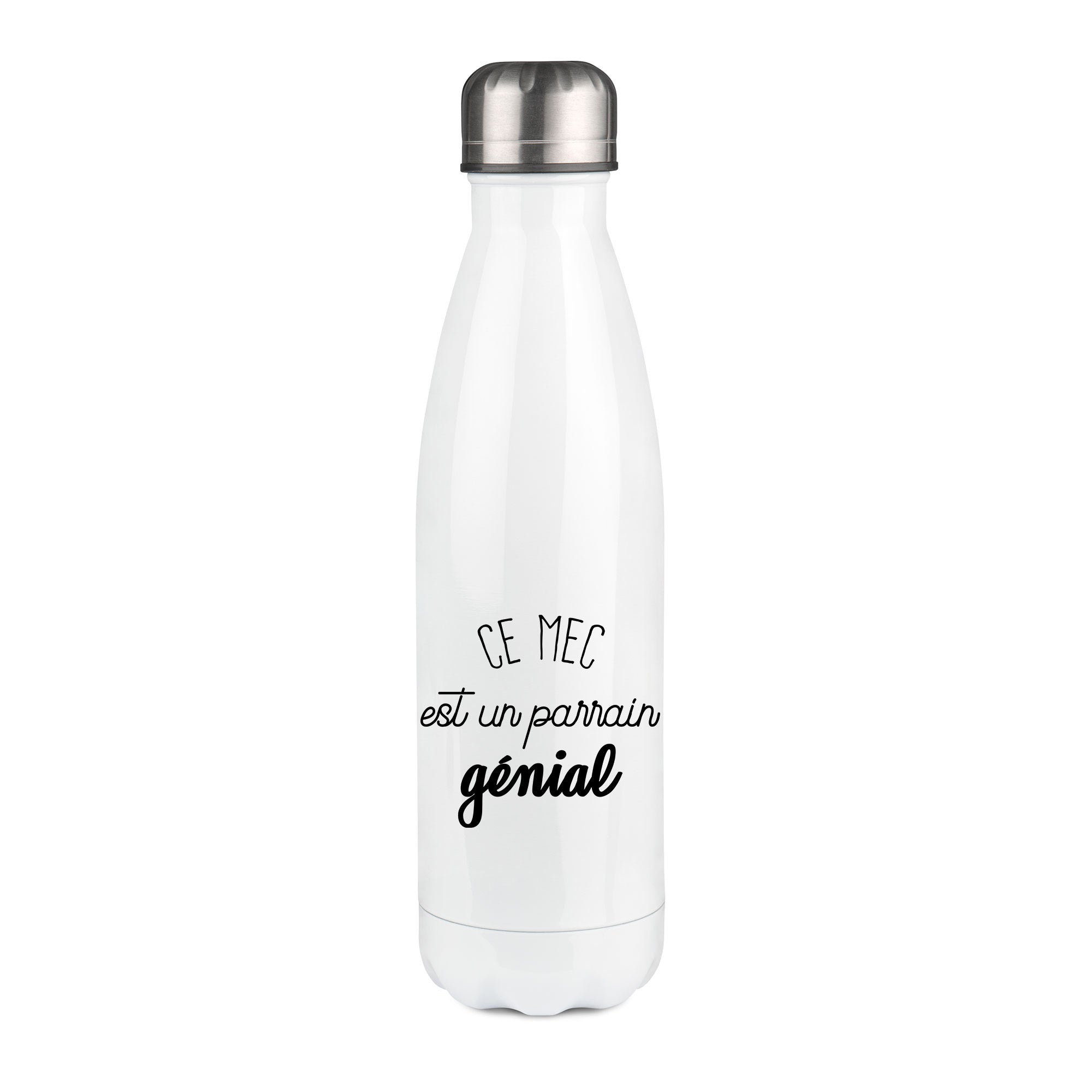 Thermos inox personnalisé Ce mec est un parrain genial
