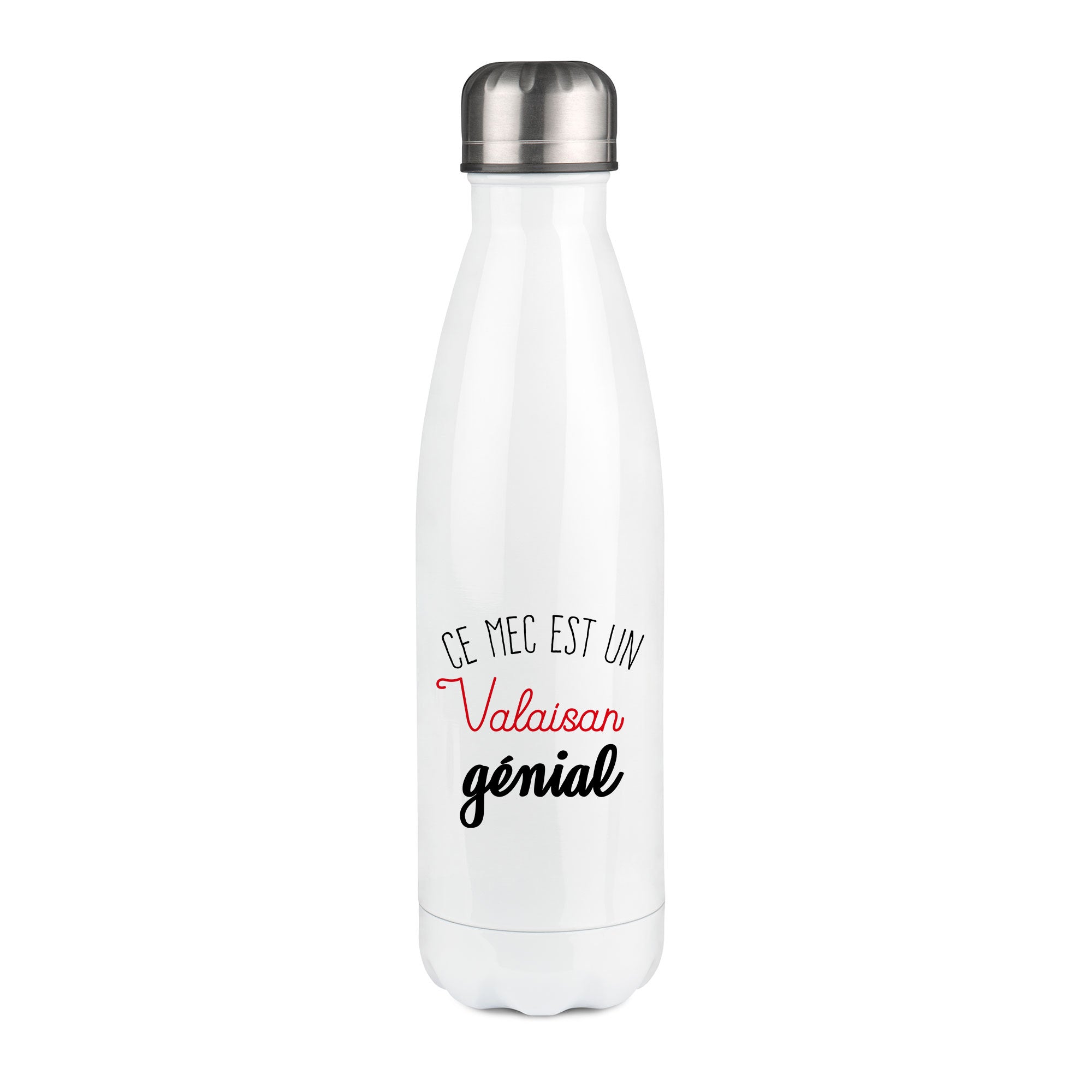 Thermos inox personnalisé Ce mec est un valaisan genial