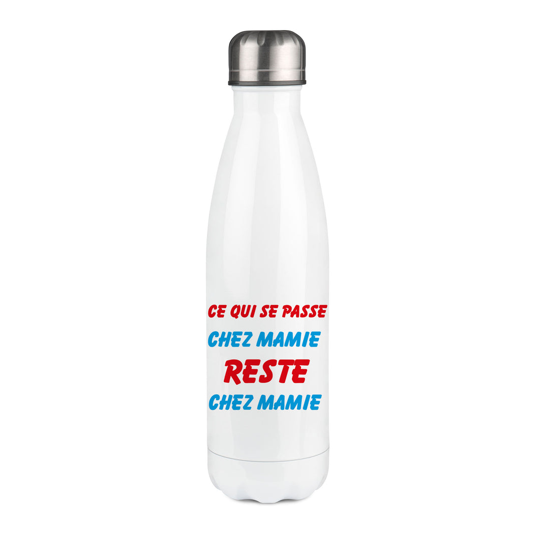 Thermos inox personnalisé Ce qui se passe chez mamie