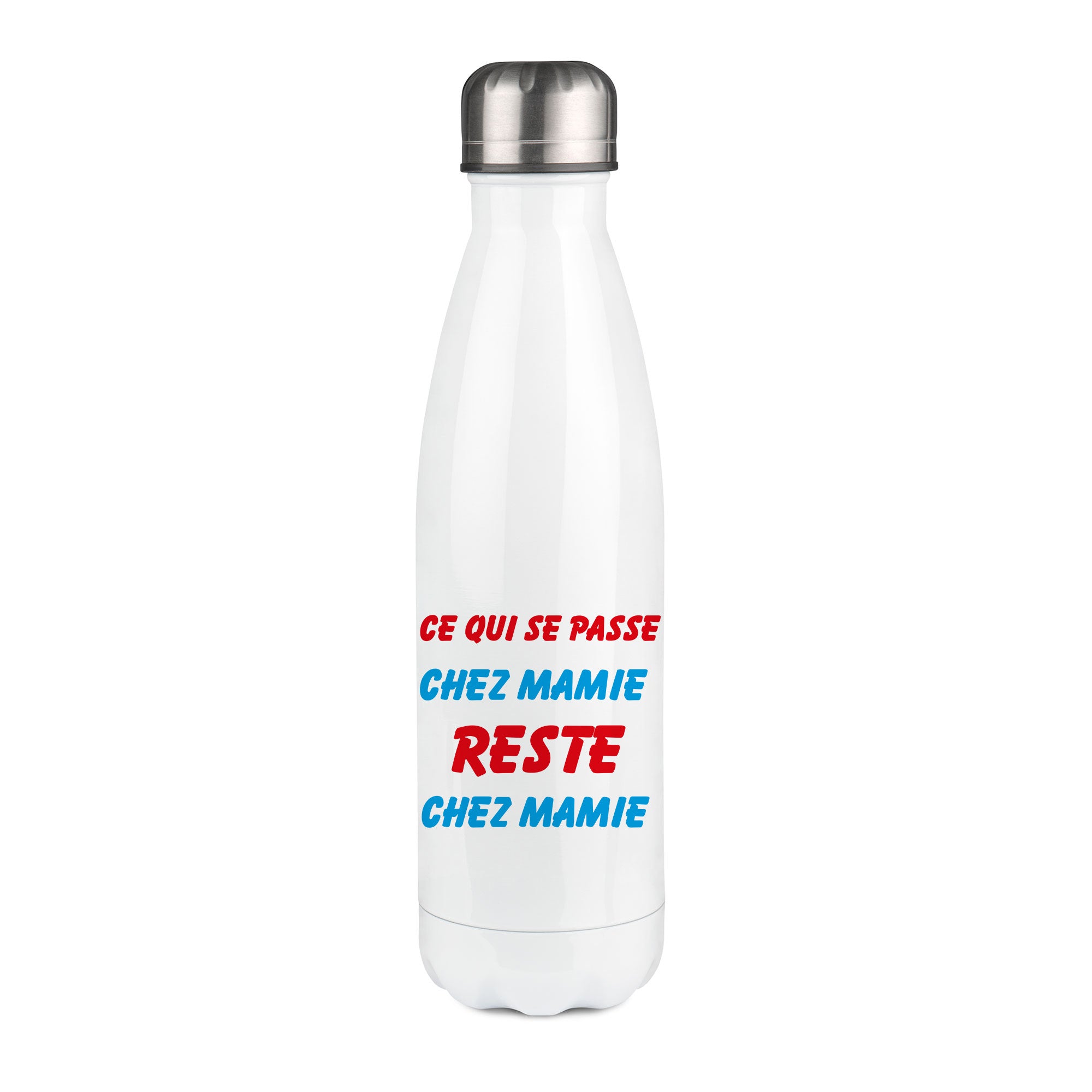 Thermos inox personnalisé Ce qui se passe chez mamie