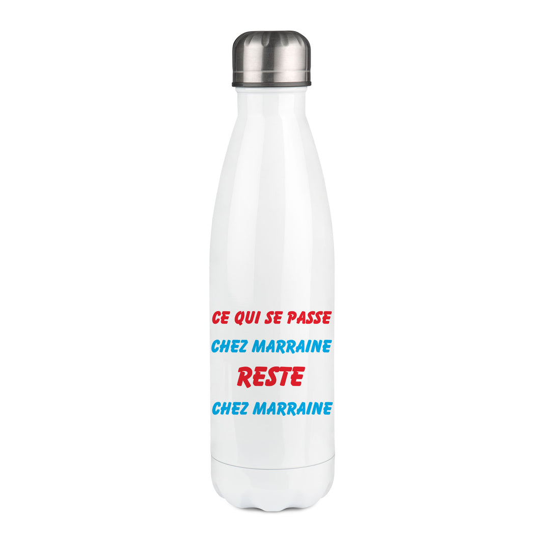 Thermos inox personnalisé Ce qui se passe chez marraine
