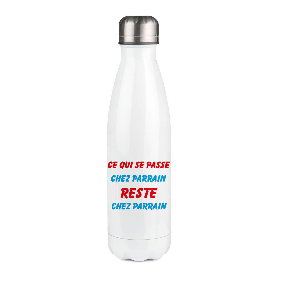 Thermos inox personnalisé Ce qui se passe chez parrain