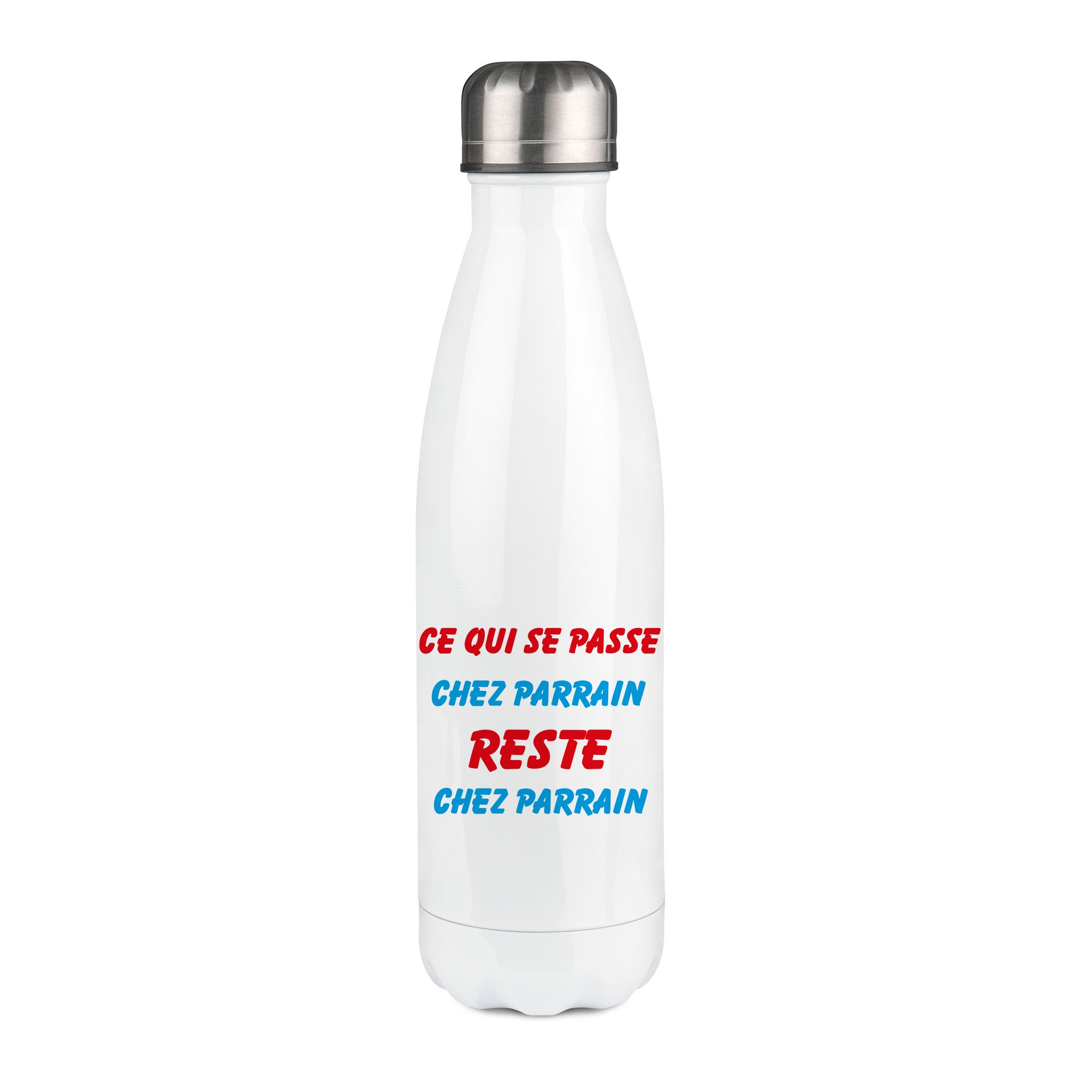 Thermos inox personnalisé Ce qui se passe chez parrain