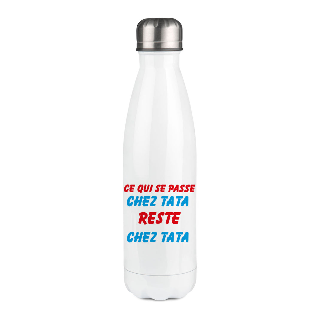Thermos inox personnalisé Ce qui se passe chez tata
