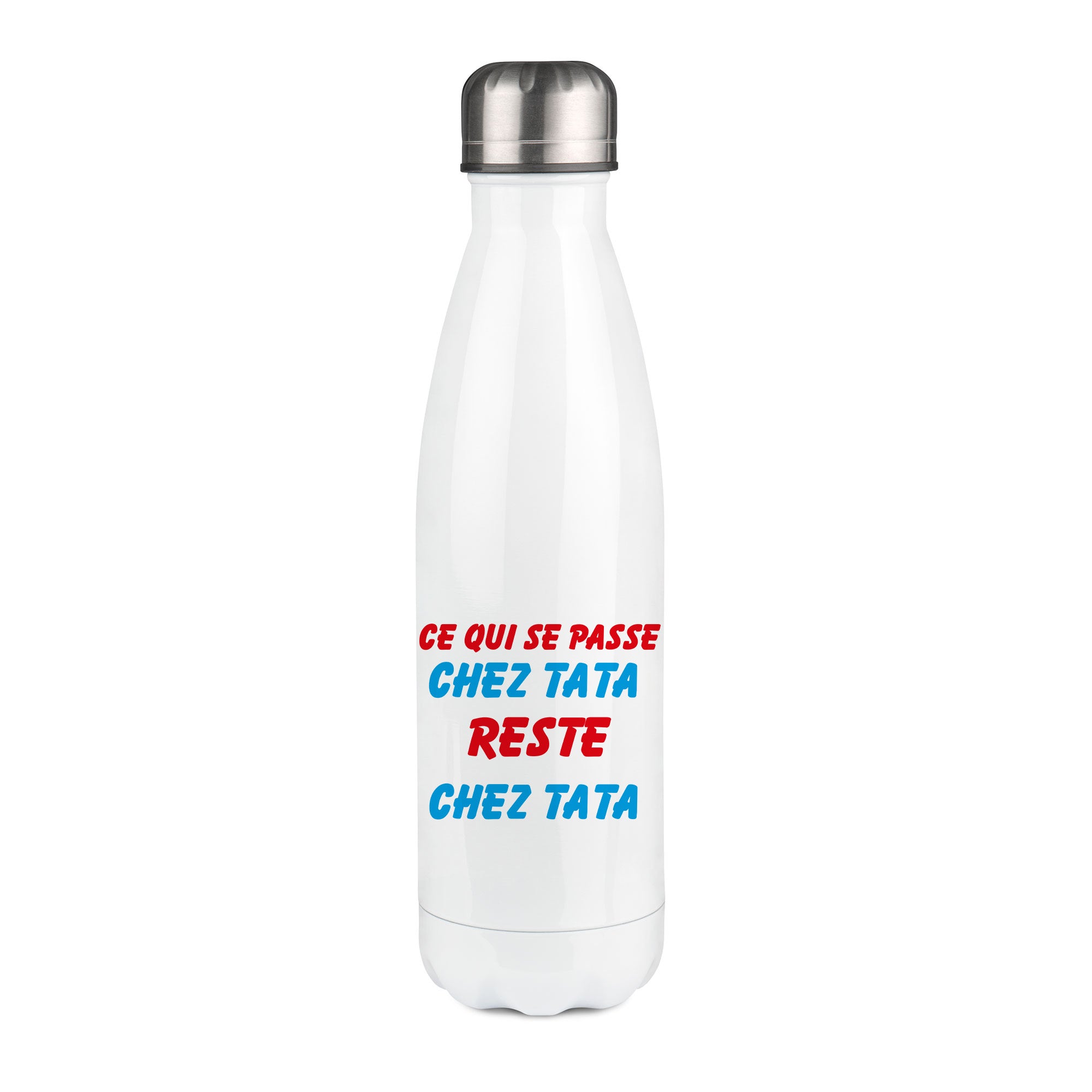 Thermos inox personnalisé Ce qui se passe chez tata