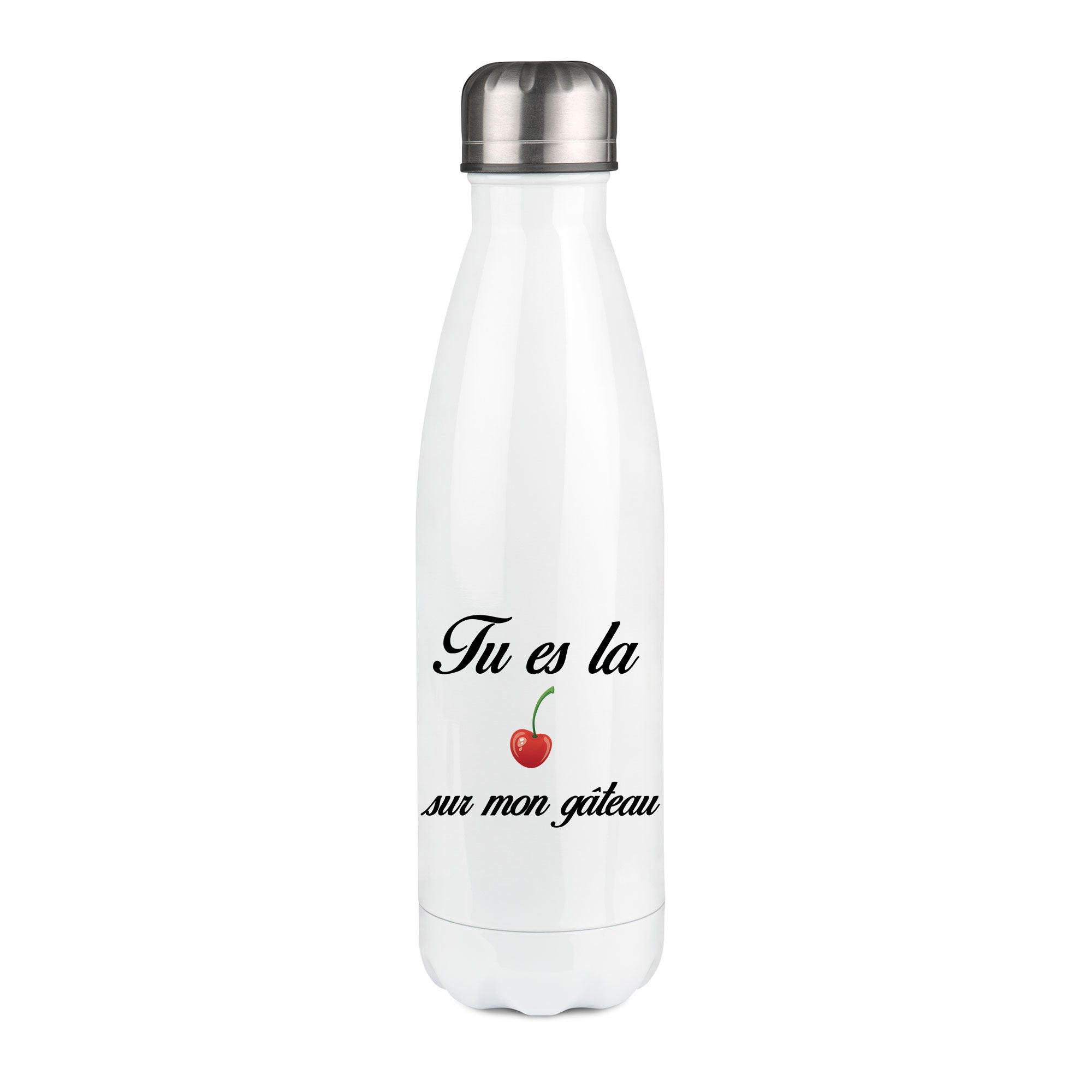Thermos inox personnalisé Cerise sur le gateau