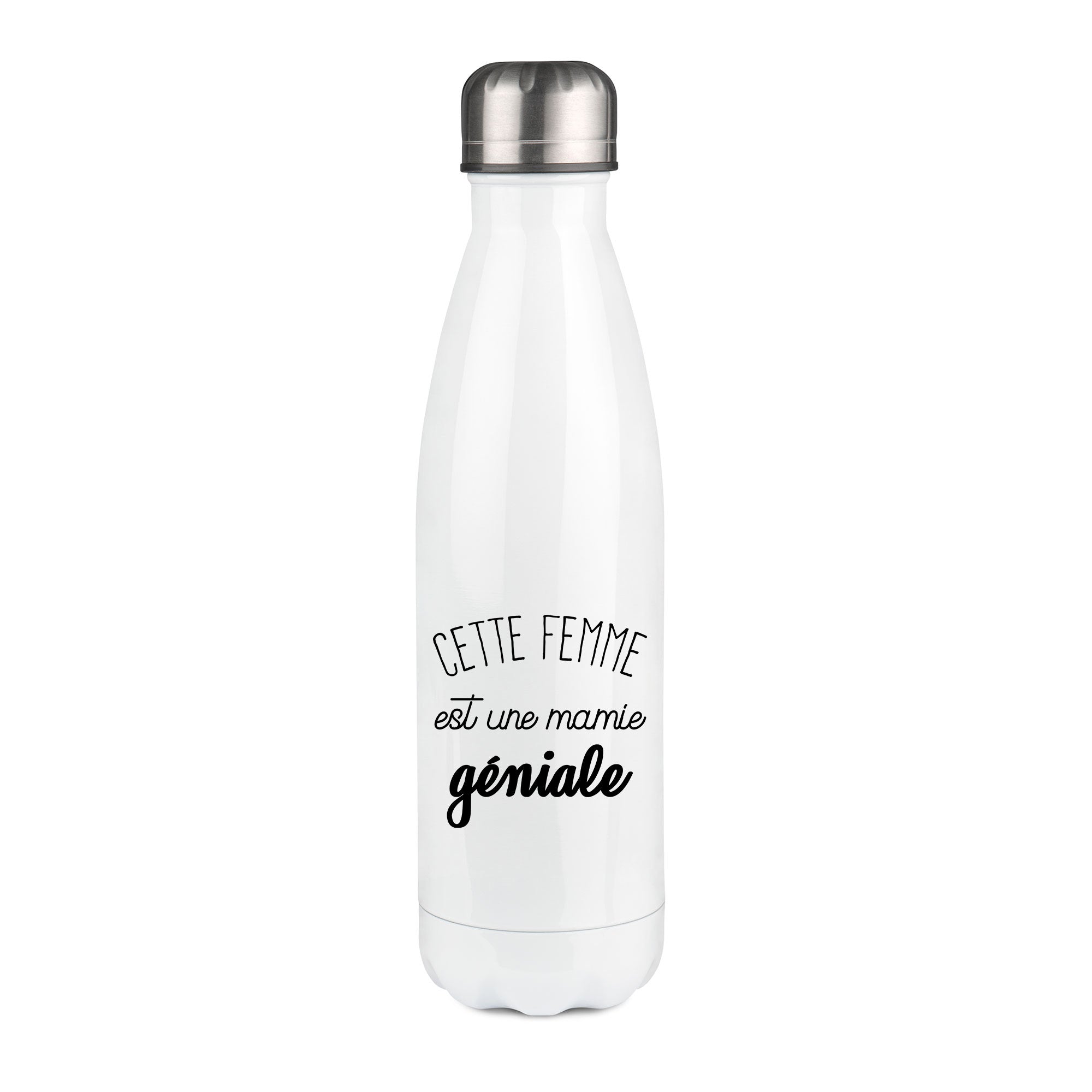 Thermos inox personnalisé Cette femme est une mamie geniale