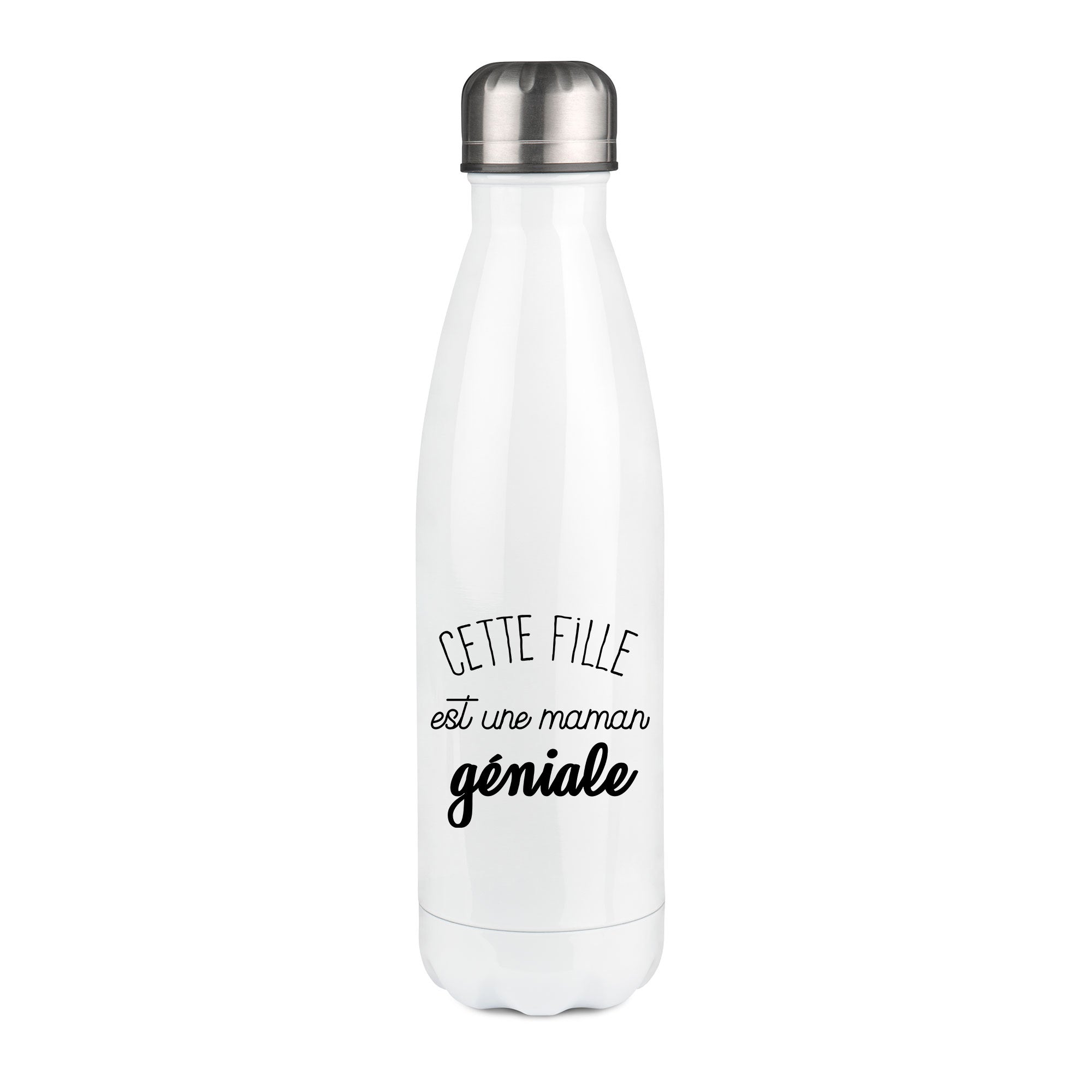 Thermos inox personnalisé Cette fille est une maman geniale