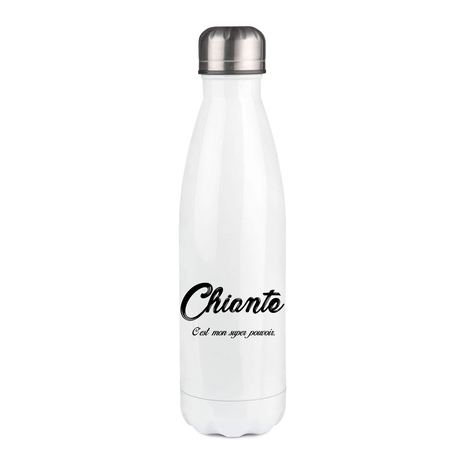 Thermos inox personnalisé Chiante c'est mon super pouvoir