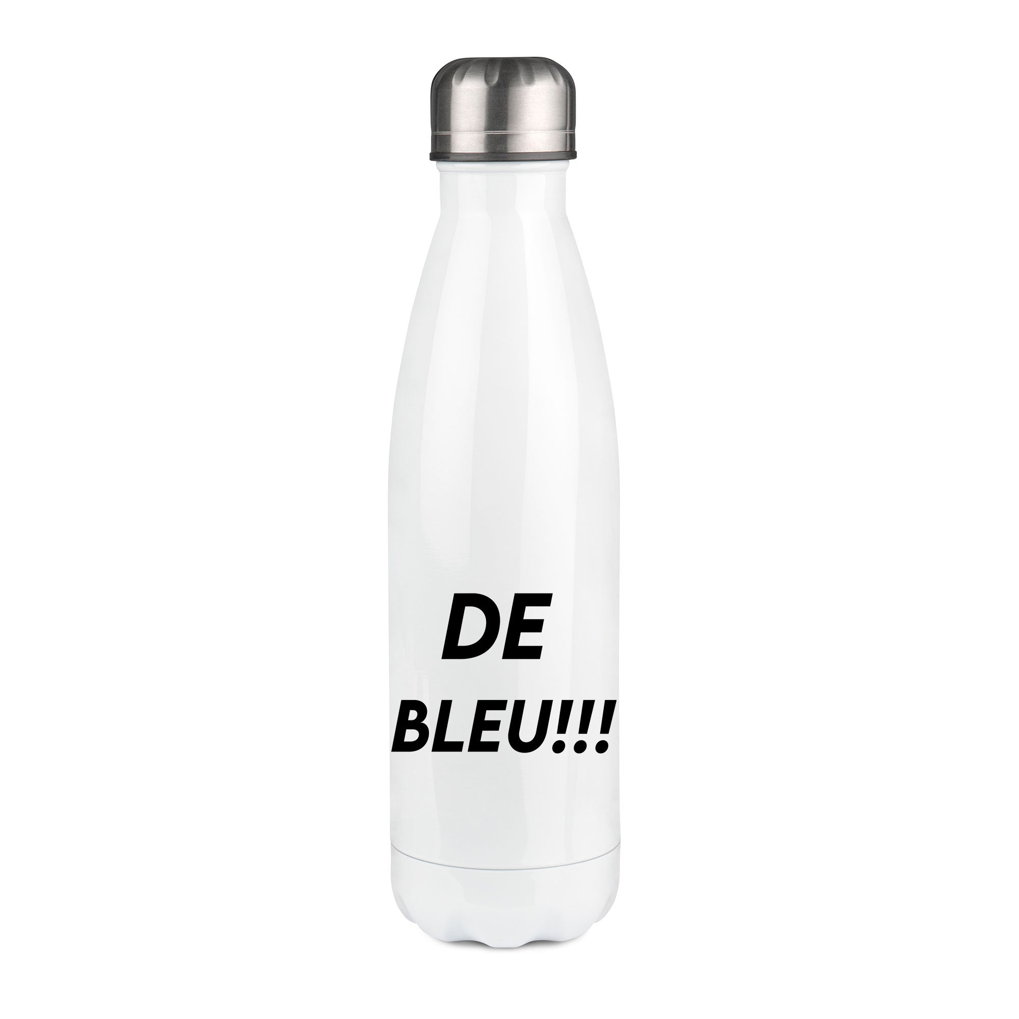 Thermos inox personnalisé De bleu