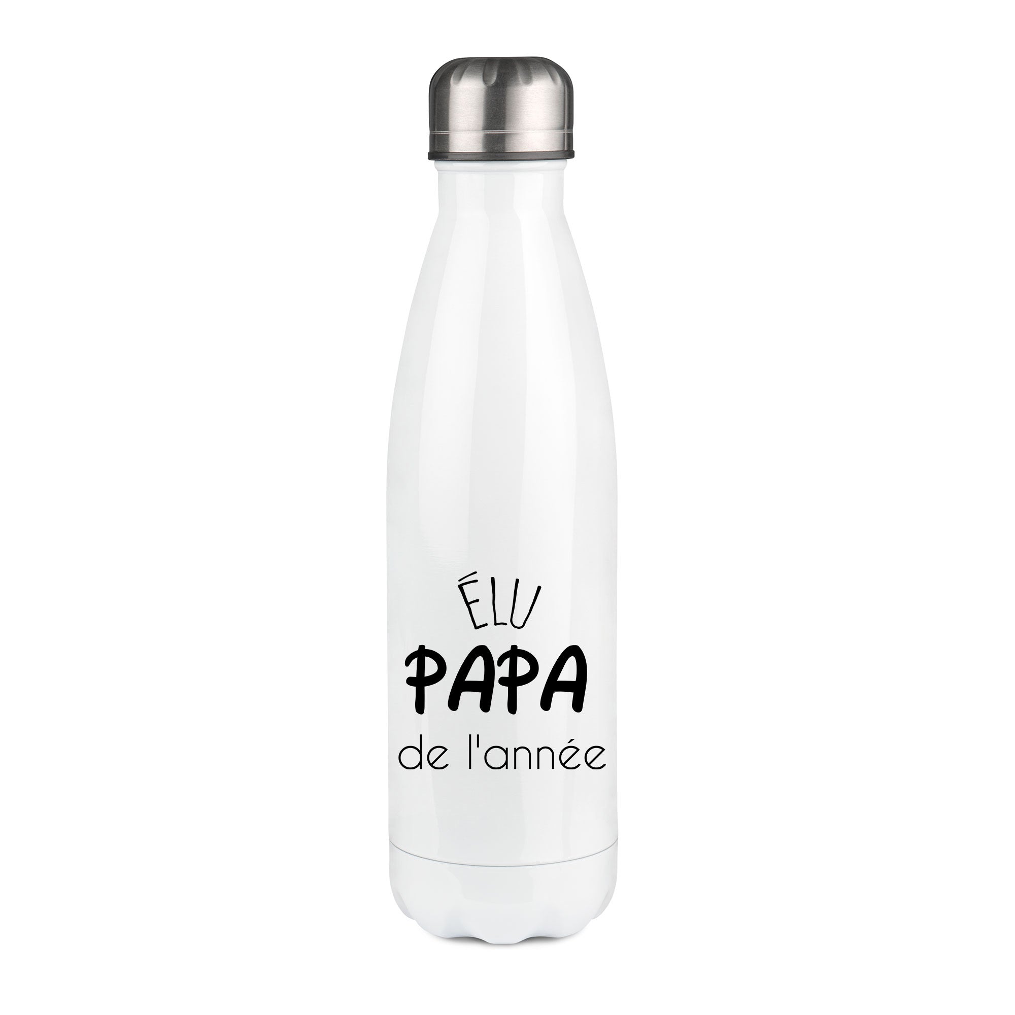 Thermos inox personnalisé Elu Papa de l'annee