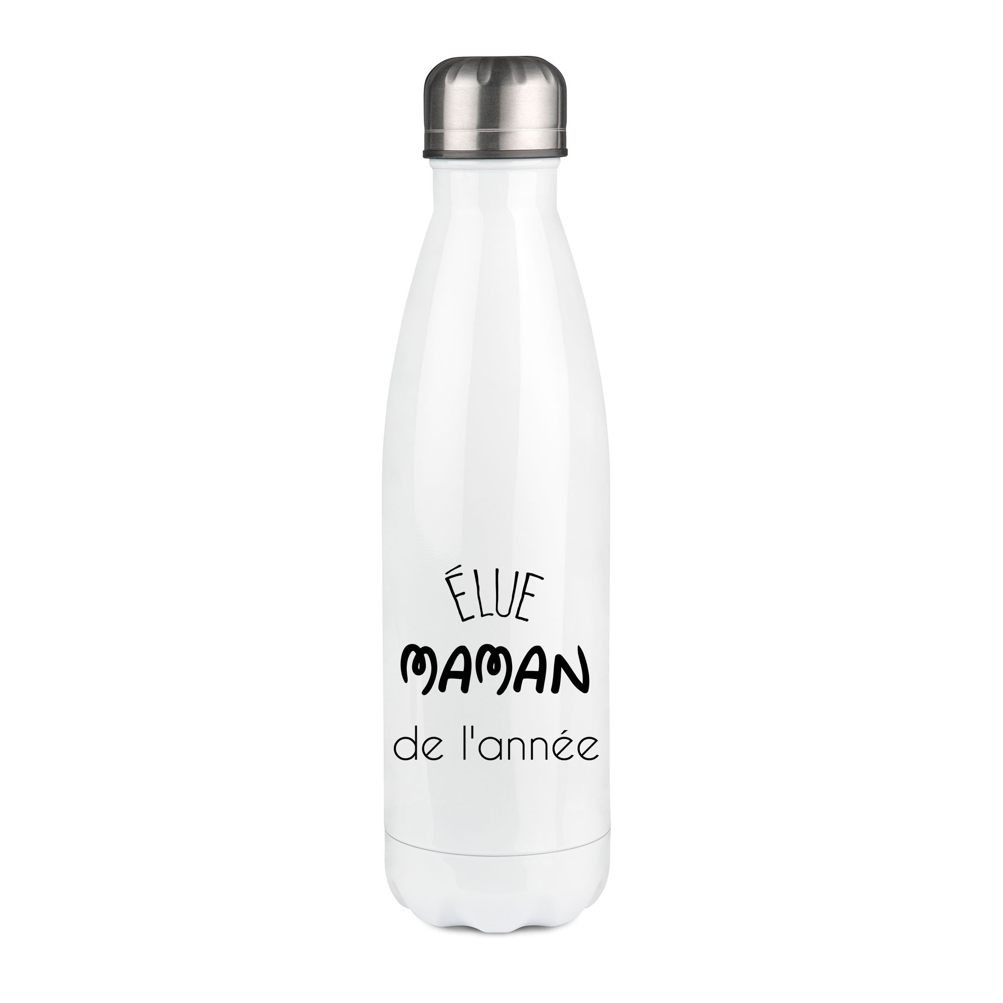 Thermos inox personnalisé Elu maman de l'annee