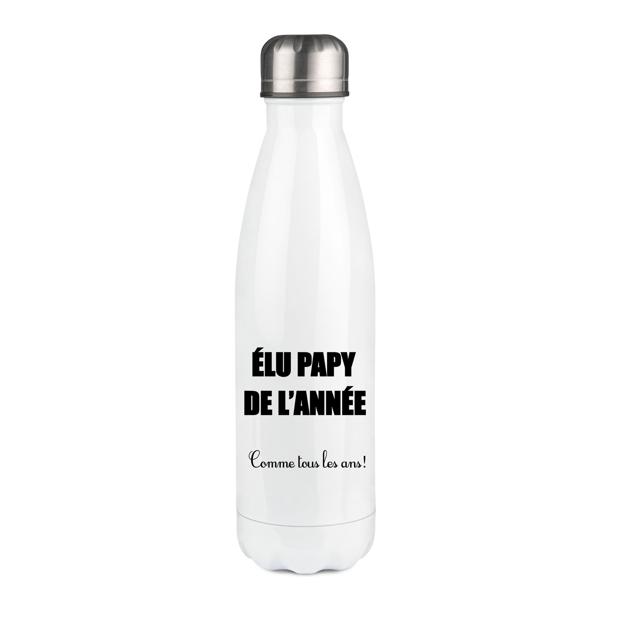 Thermos inox personnalisé Elu papy de l'annee