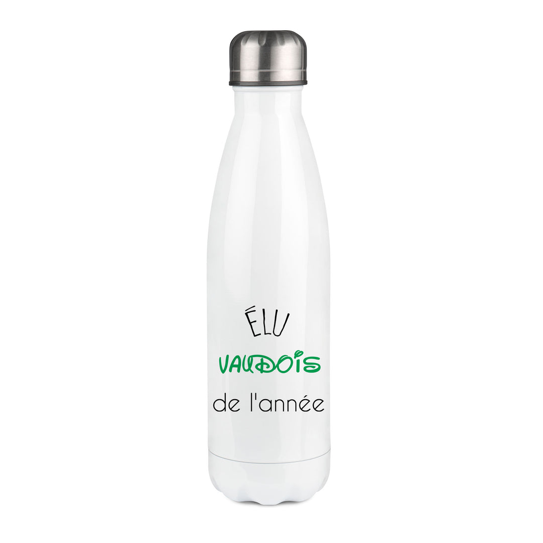 Thermos inox personnalisé Elu vaudois de l'annee