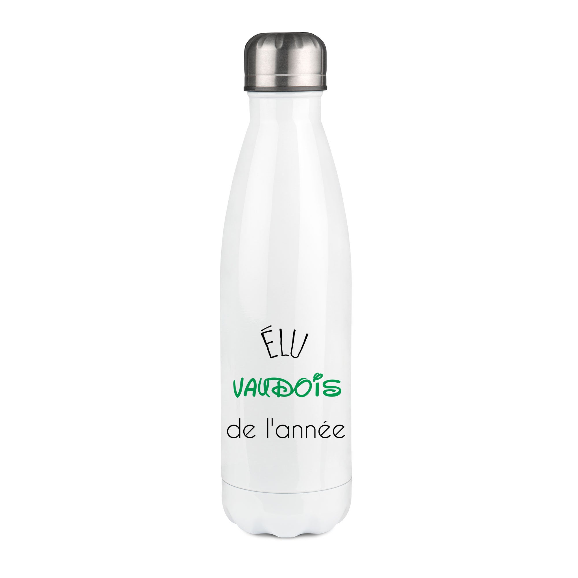 Thermos inox personnalisé Elu vaudois de l'annee