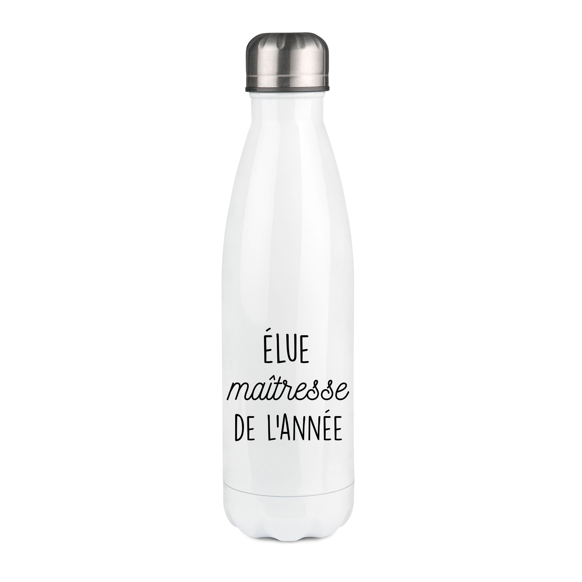 Thermos inox personnalisé Elue maitresse de l'année