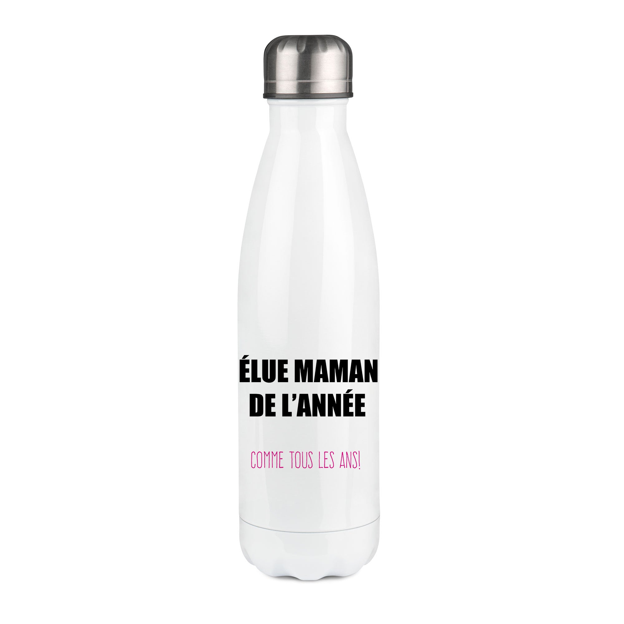 Thermos inox personnalisé Elue maman de l'annee 2