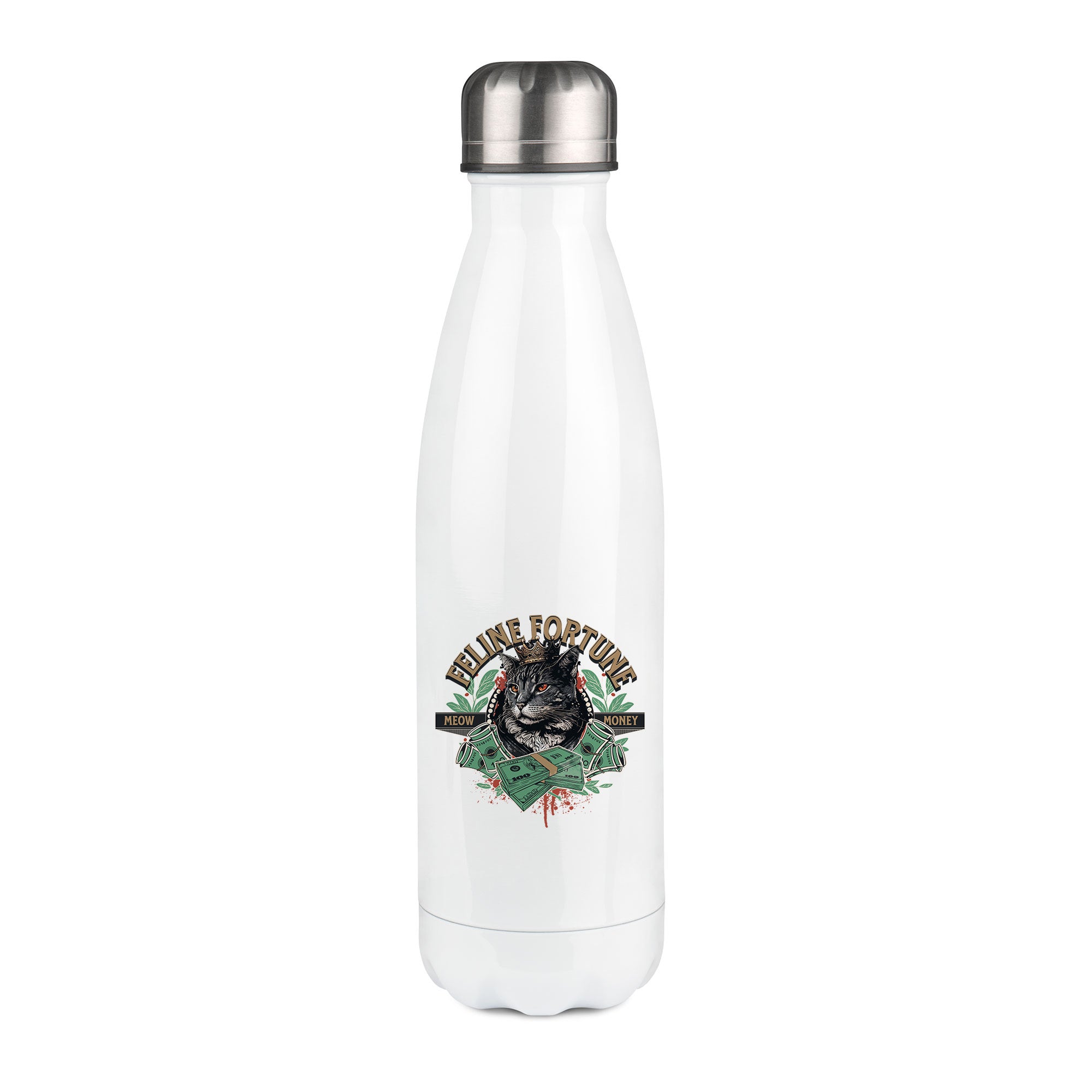Thermos inox personnalisé Feline fortune