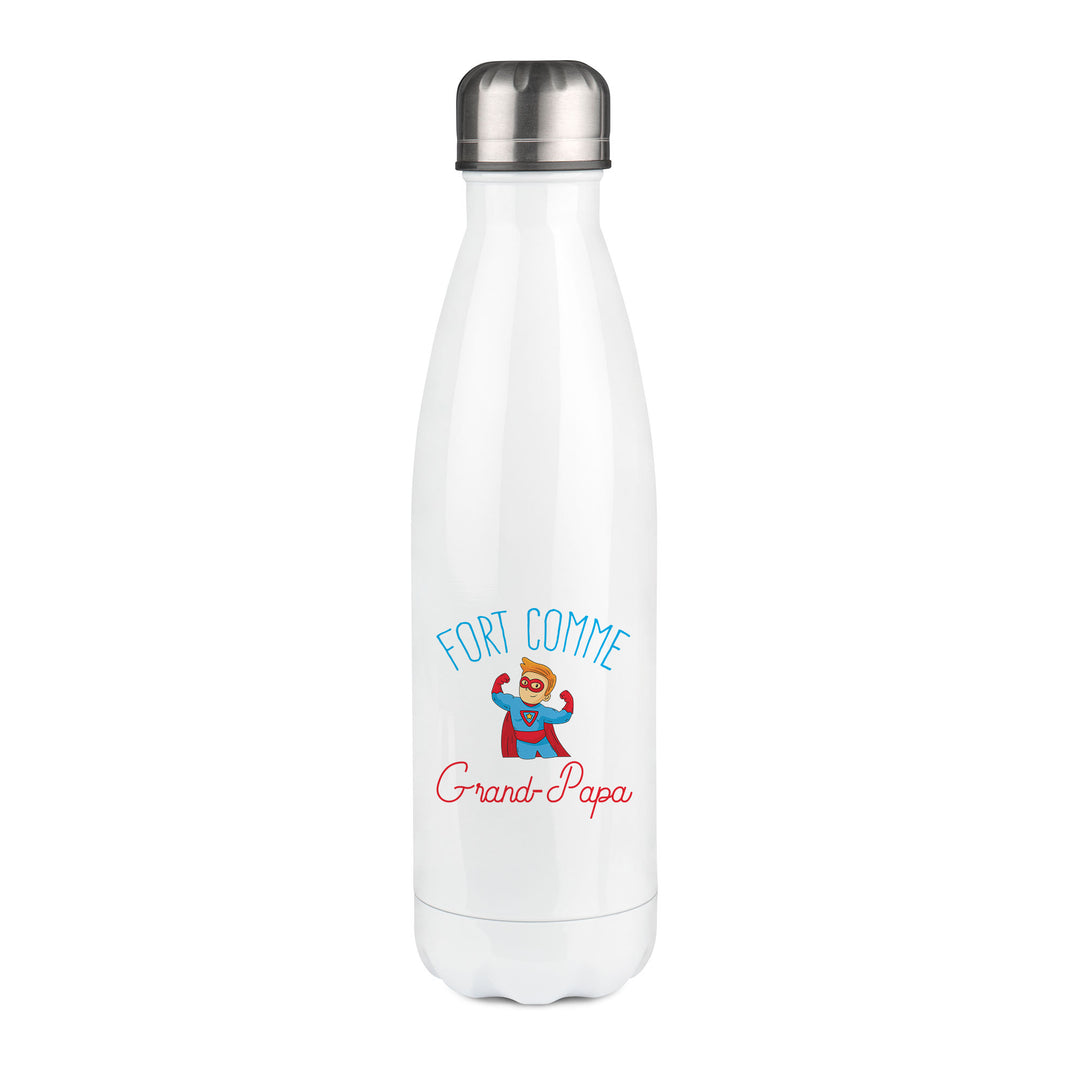 Thermos inox personnalisé Fort comme grand papa