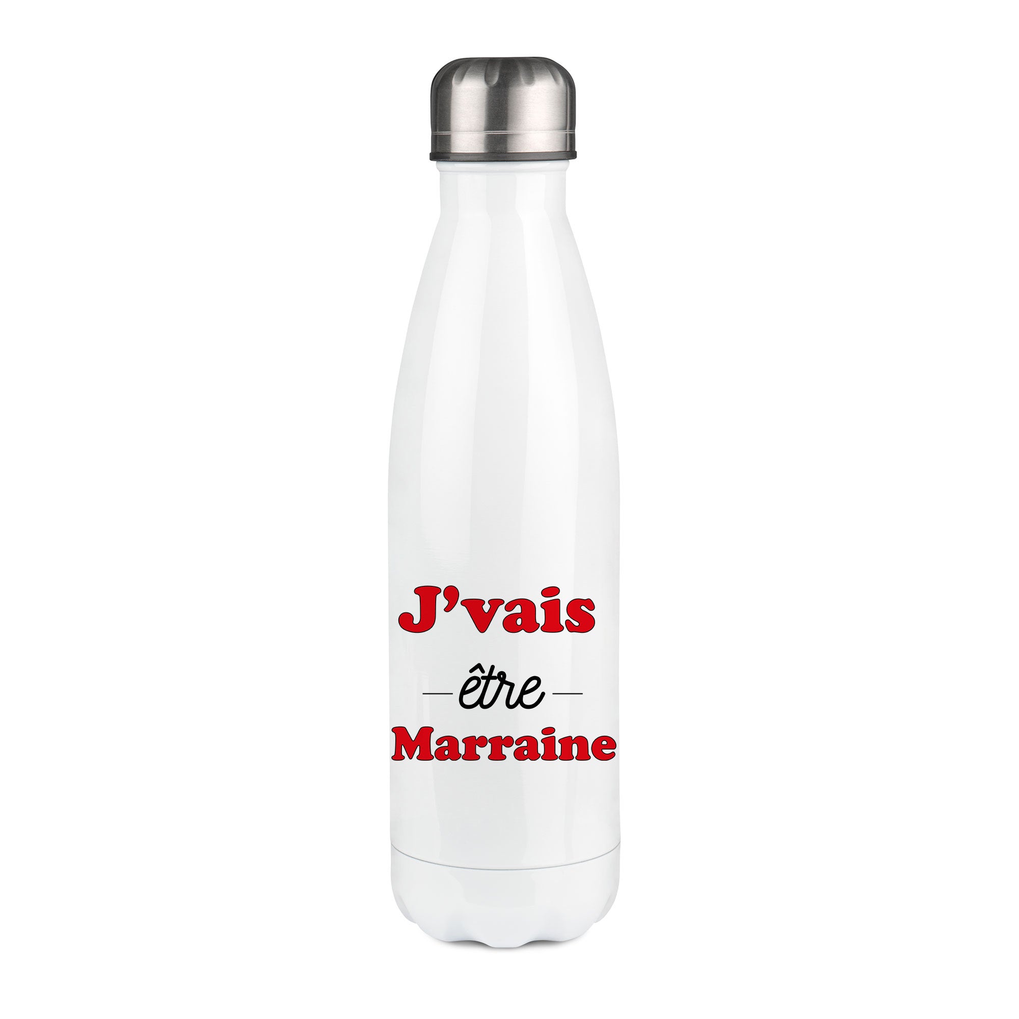 Thermos inox personnalisé J'vais etre maraine