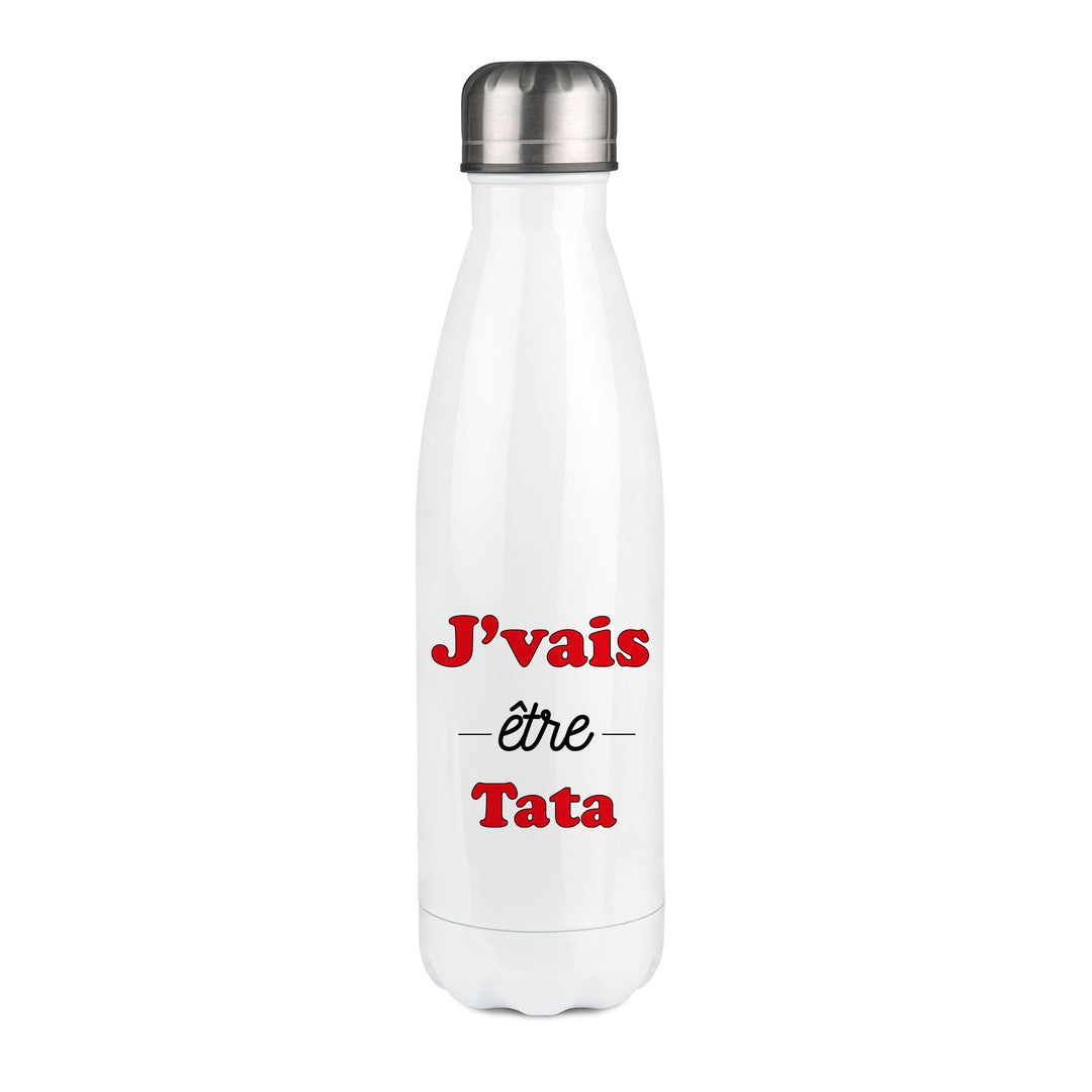 Thermos inox personnalisé J'vais etre tata