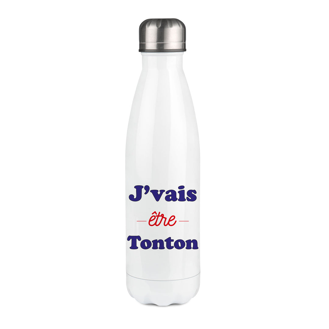 Thermos inox personnalisé J'vais etre tonton
