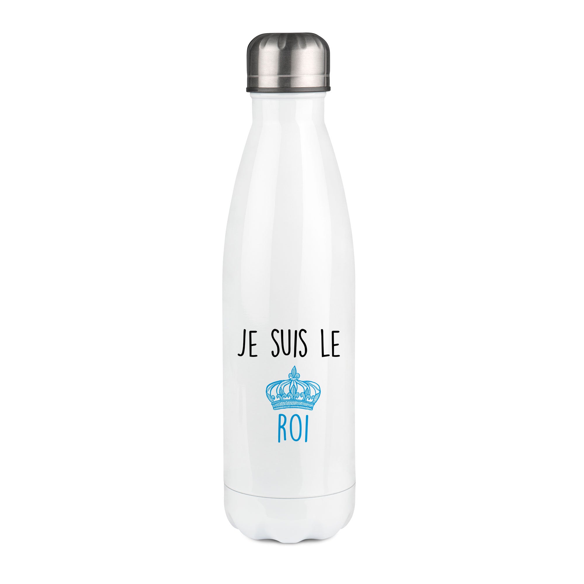 Thermos inox personnalisé Je suis le roi