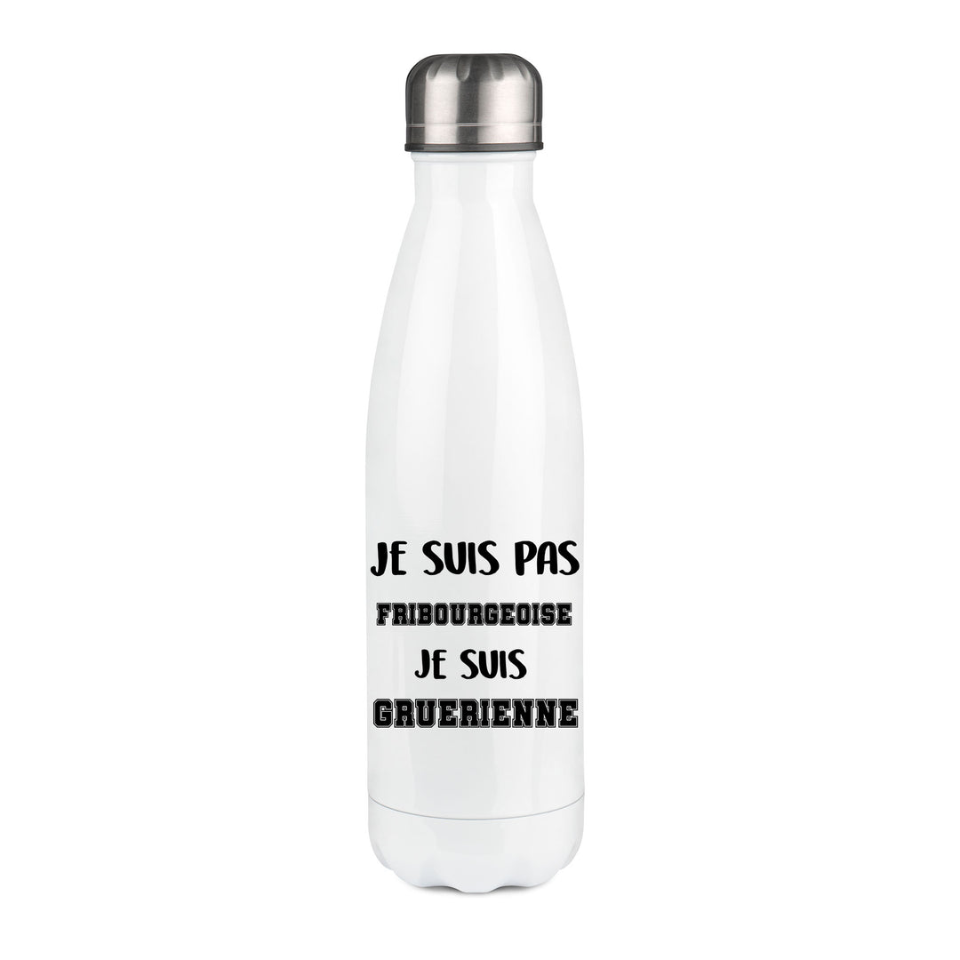 Thermos inox personnalisé Je suis pas Gruerienne