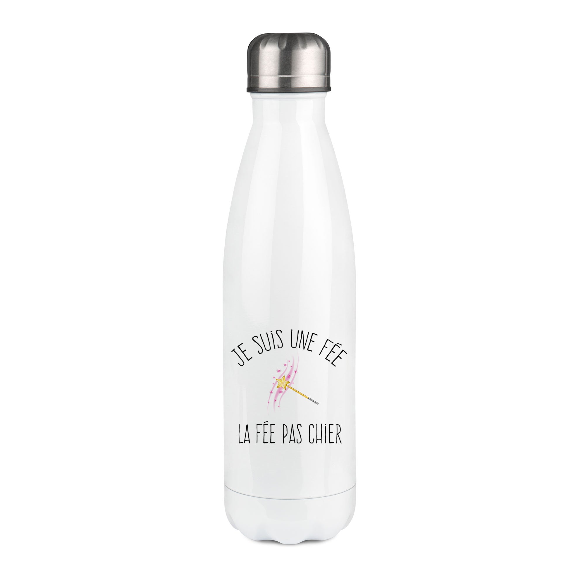 Thermos inox personnalisé La fée pas chier