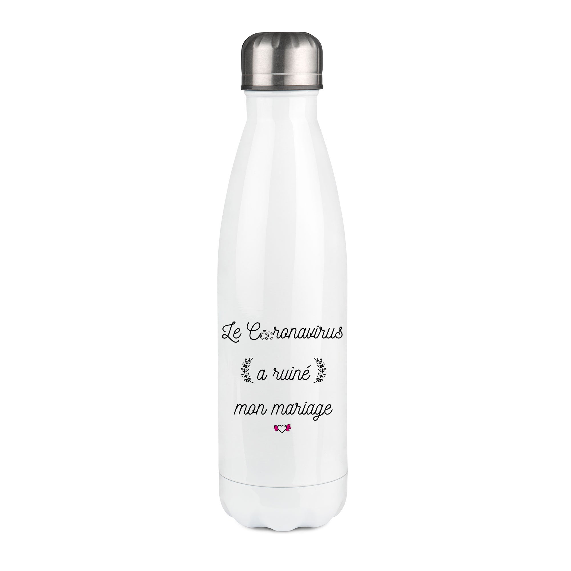 Thermos inox personnalisé Le coronavirus a ruiné mon mariage