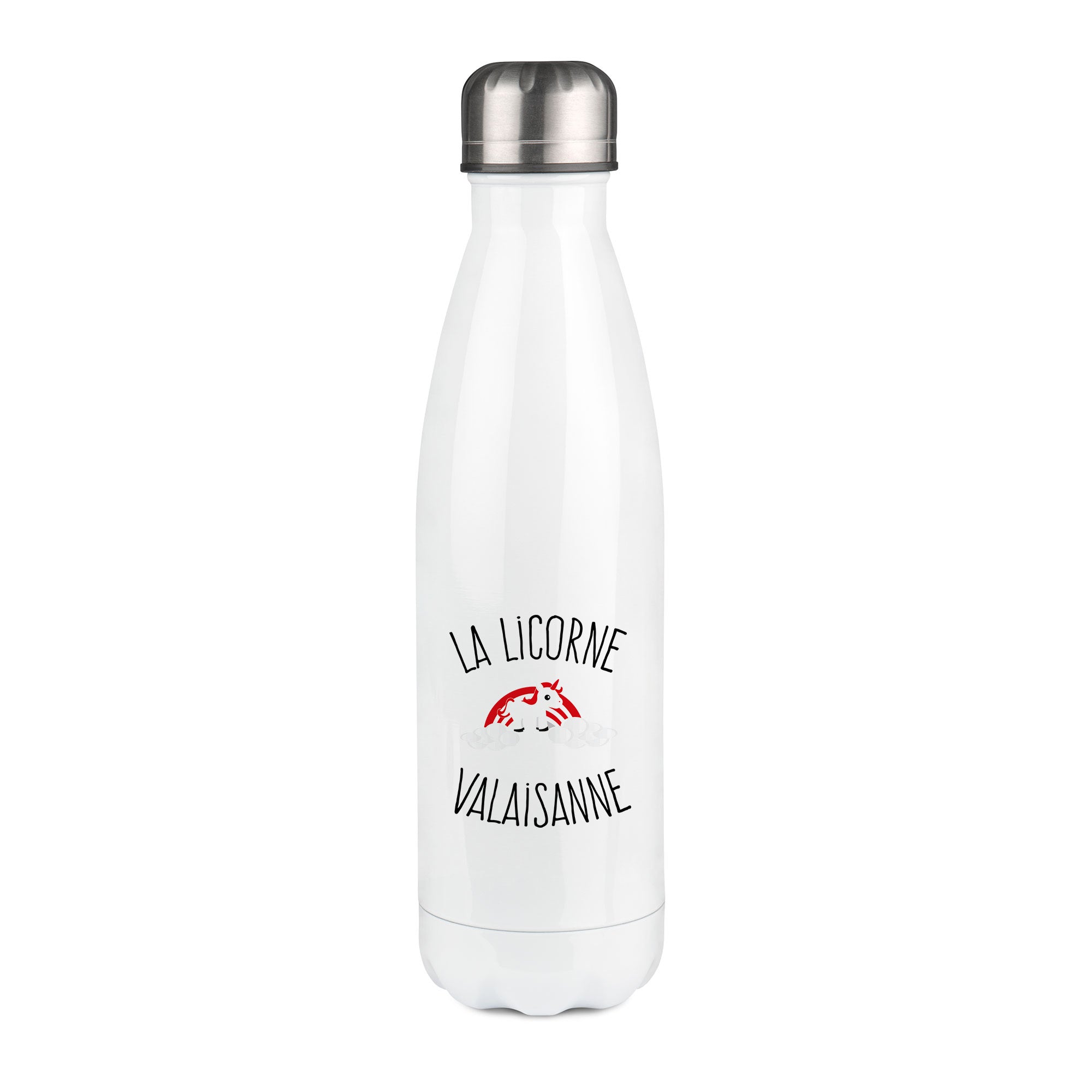 Thermos inox personnalisé Licorne valaisanne
