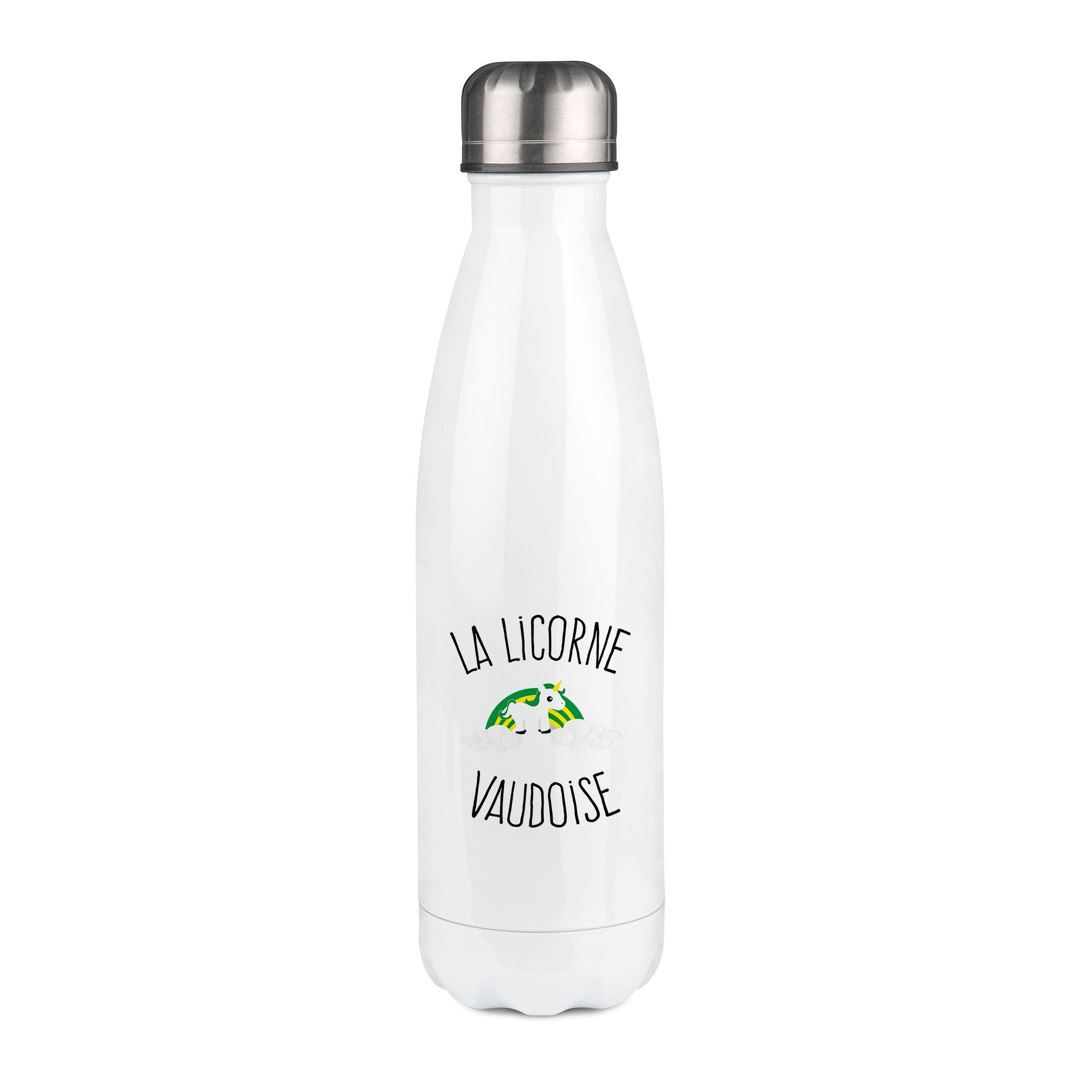 Thermos inox personnalisé Licorne vaudoise