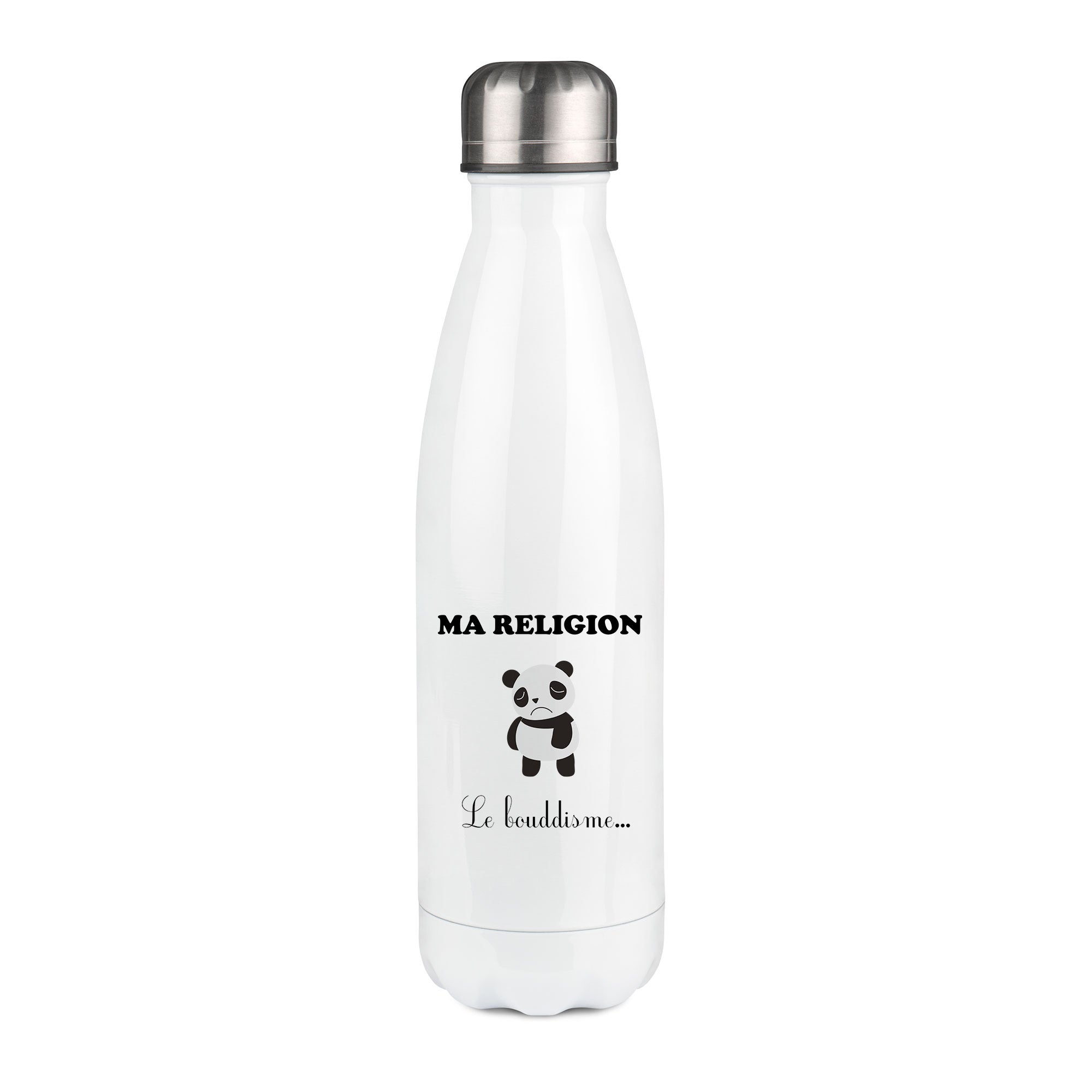 Thermos inox personnalisé Ma religion la boudisme