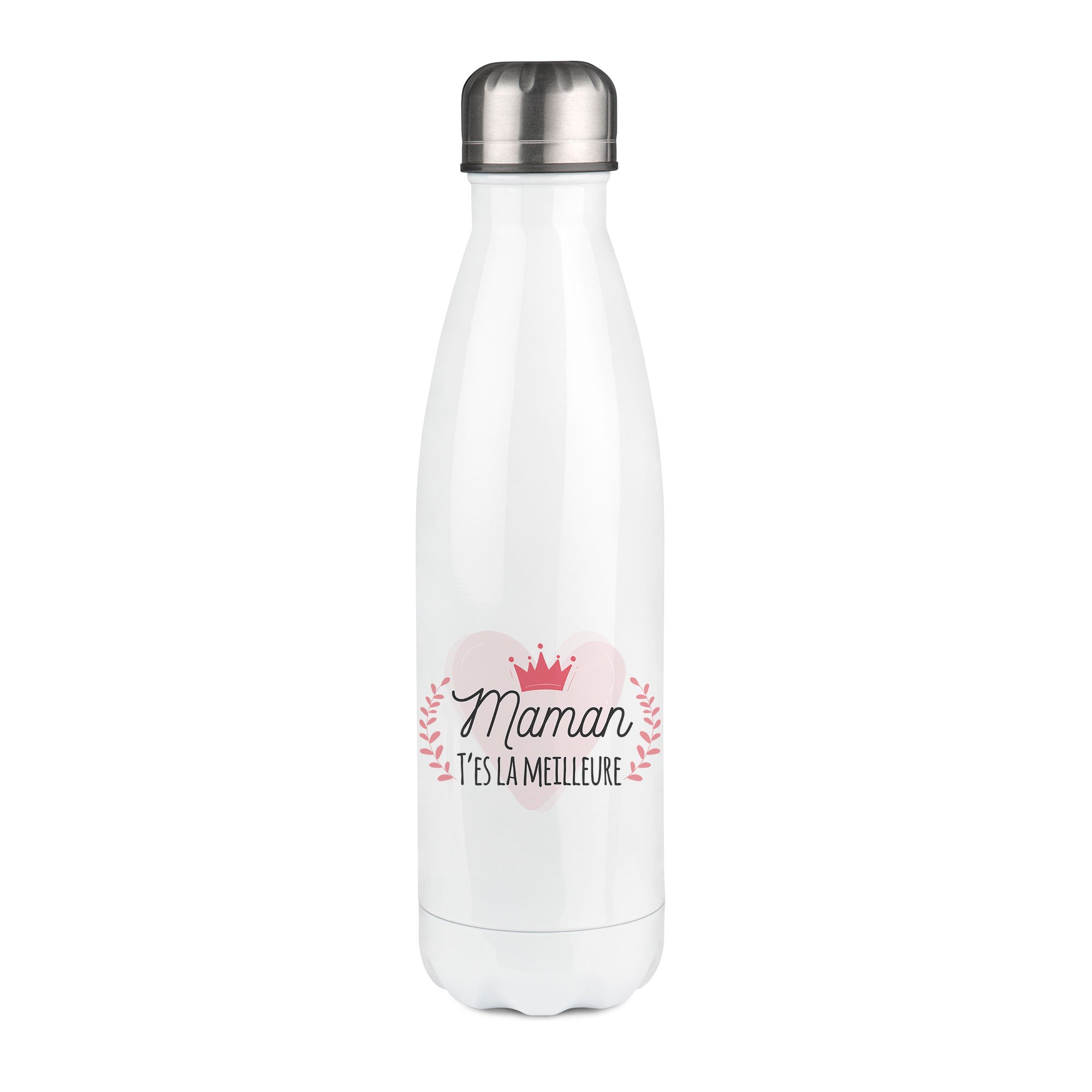 Thermos inox personnalisé Maman t'es la meilleure à personnaliser