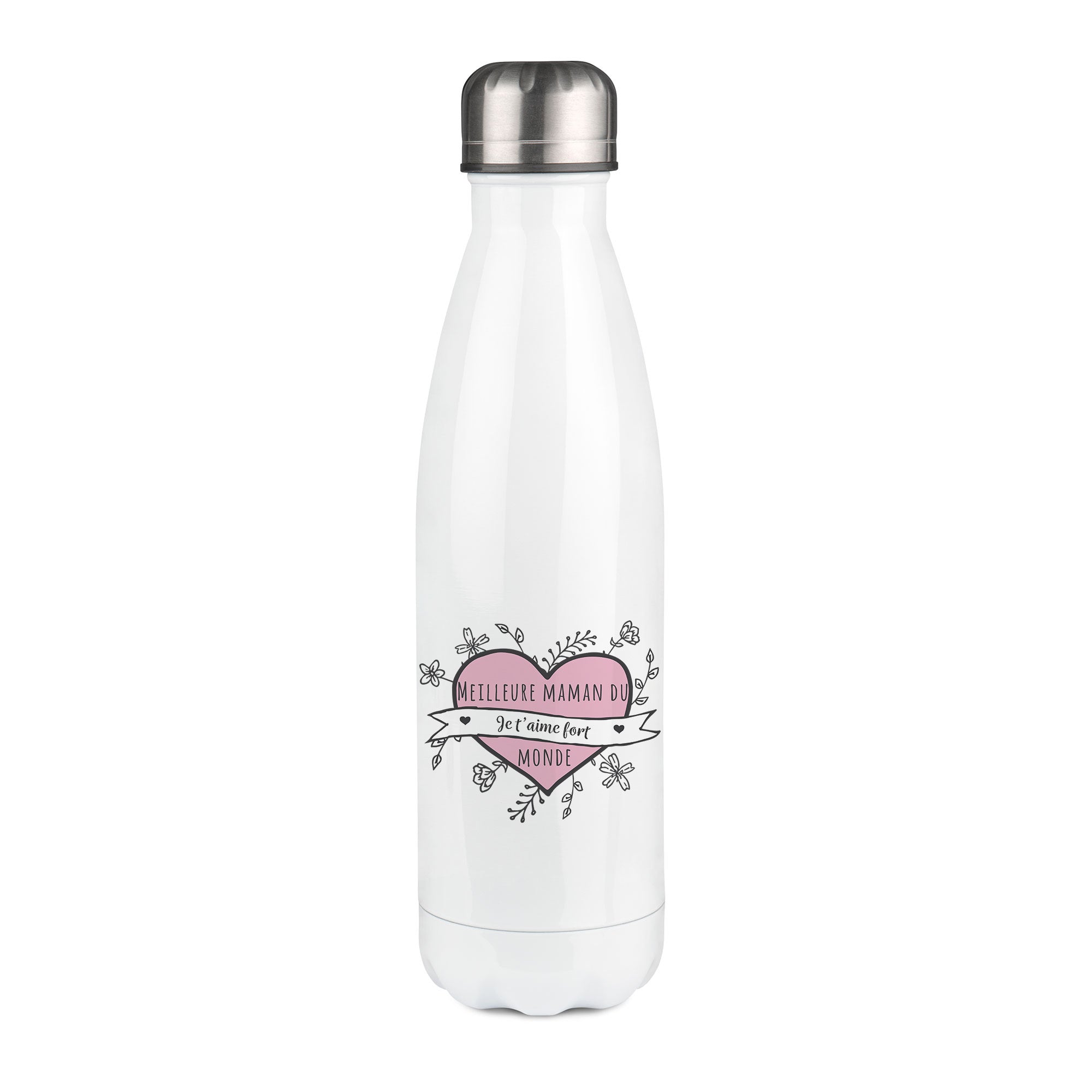 Thermos inox personnalisé Meilleure maman du monde à personnaliser