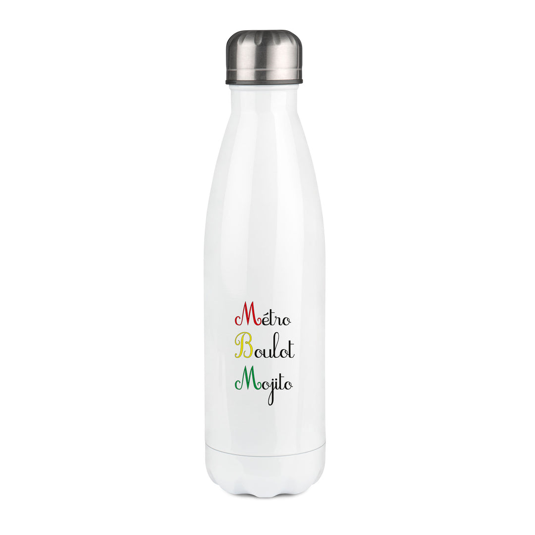Thermos inox personnalisé Metro boulot mojito
