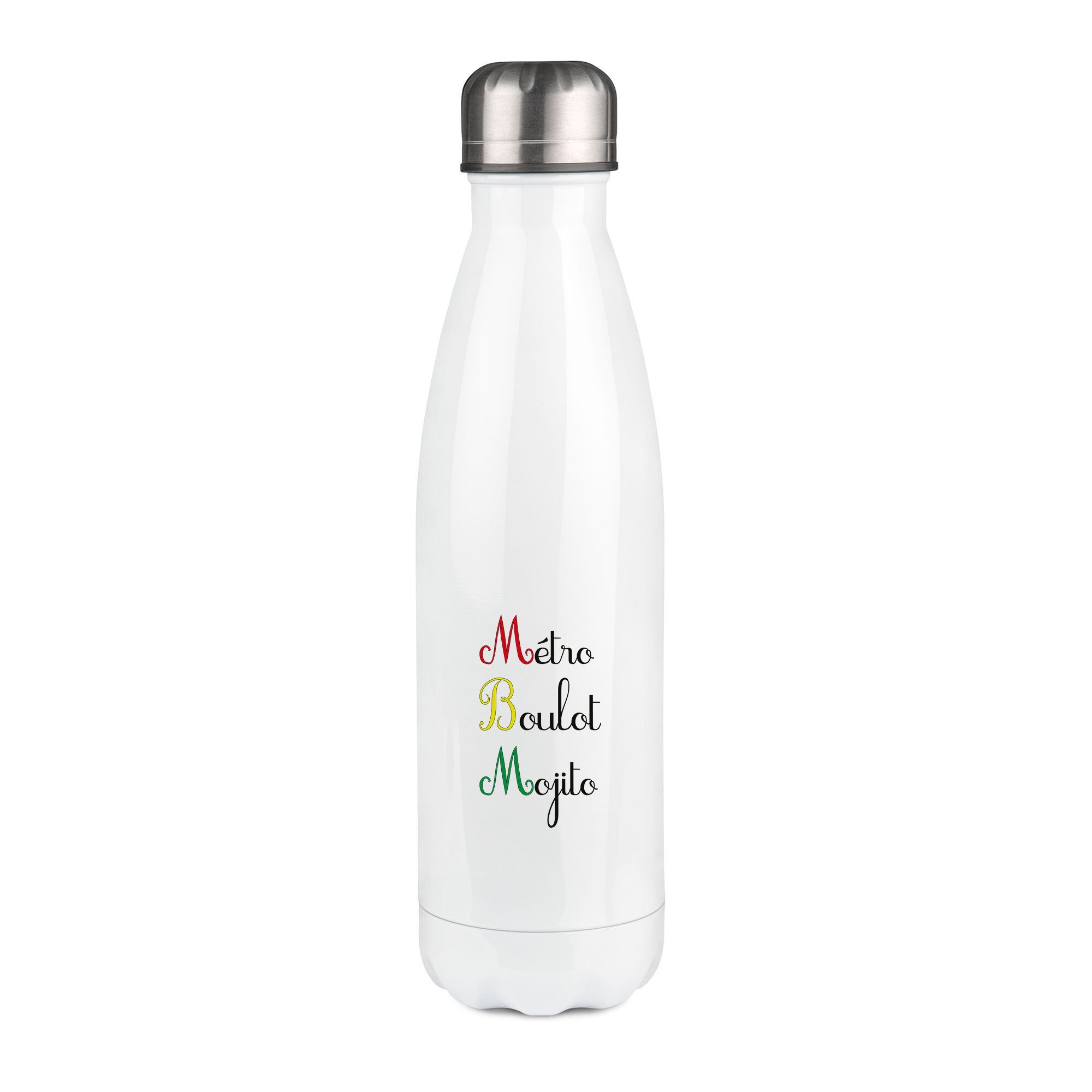 Thermos inox personnalisé Metro boulot mojito