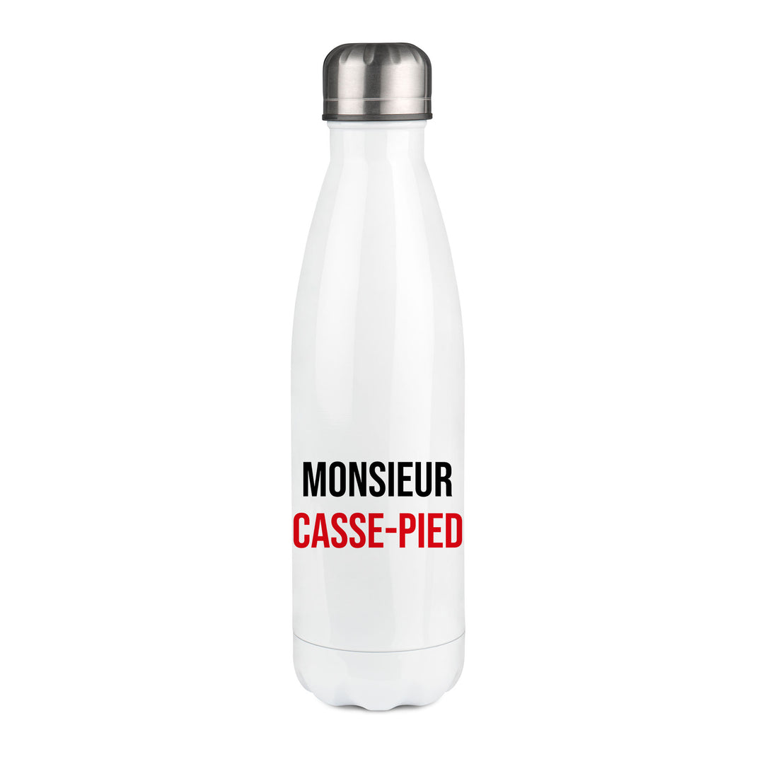 Thermos inox personnalisé Monsieur casse-pied