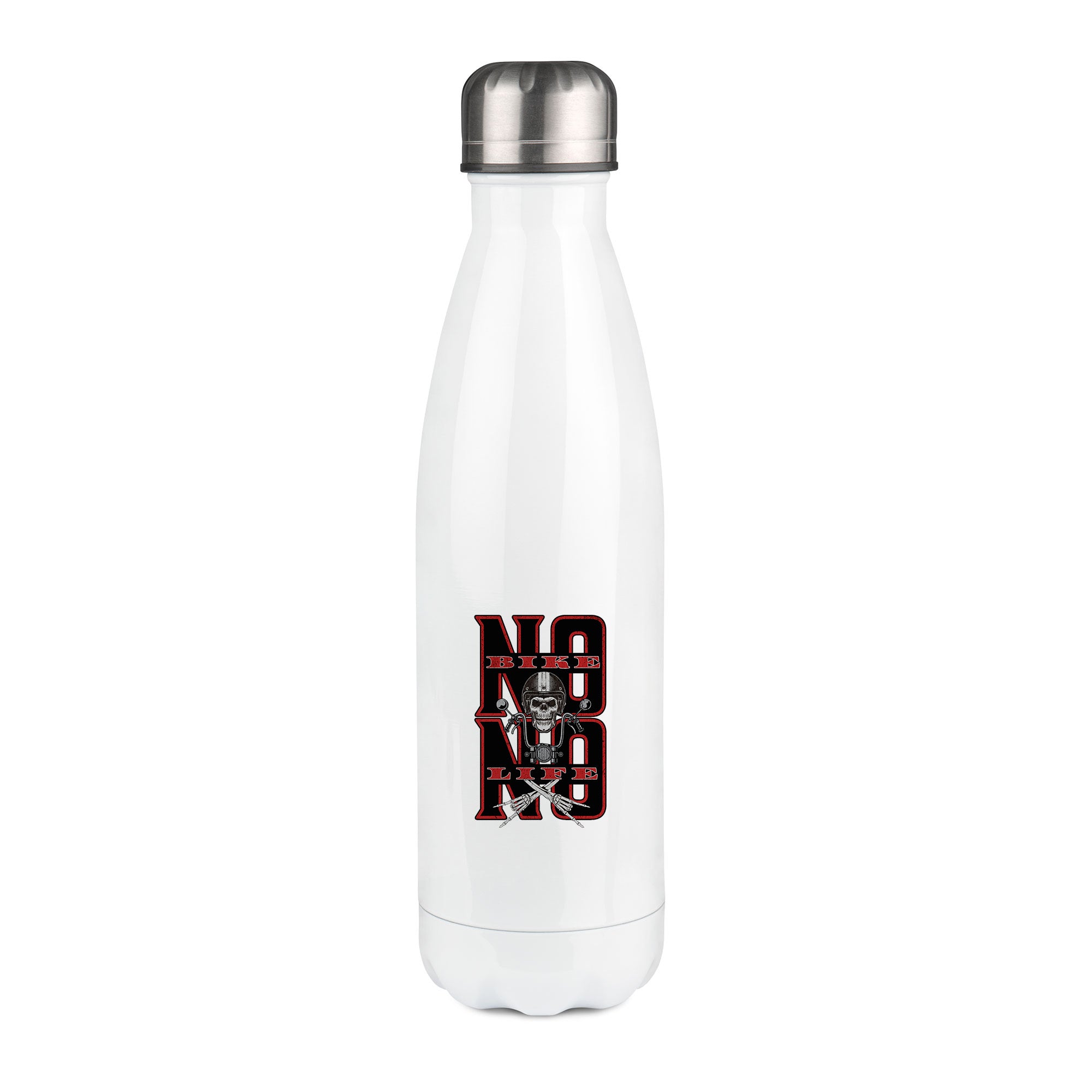 Thermos inox personnalisé No bike no life
