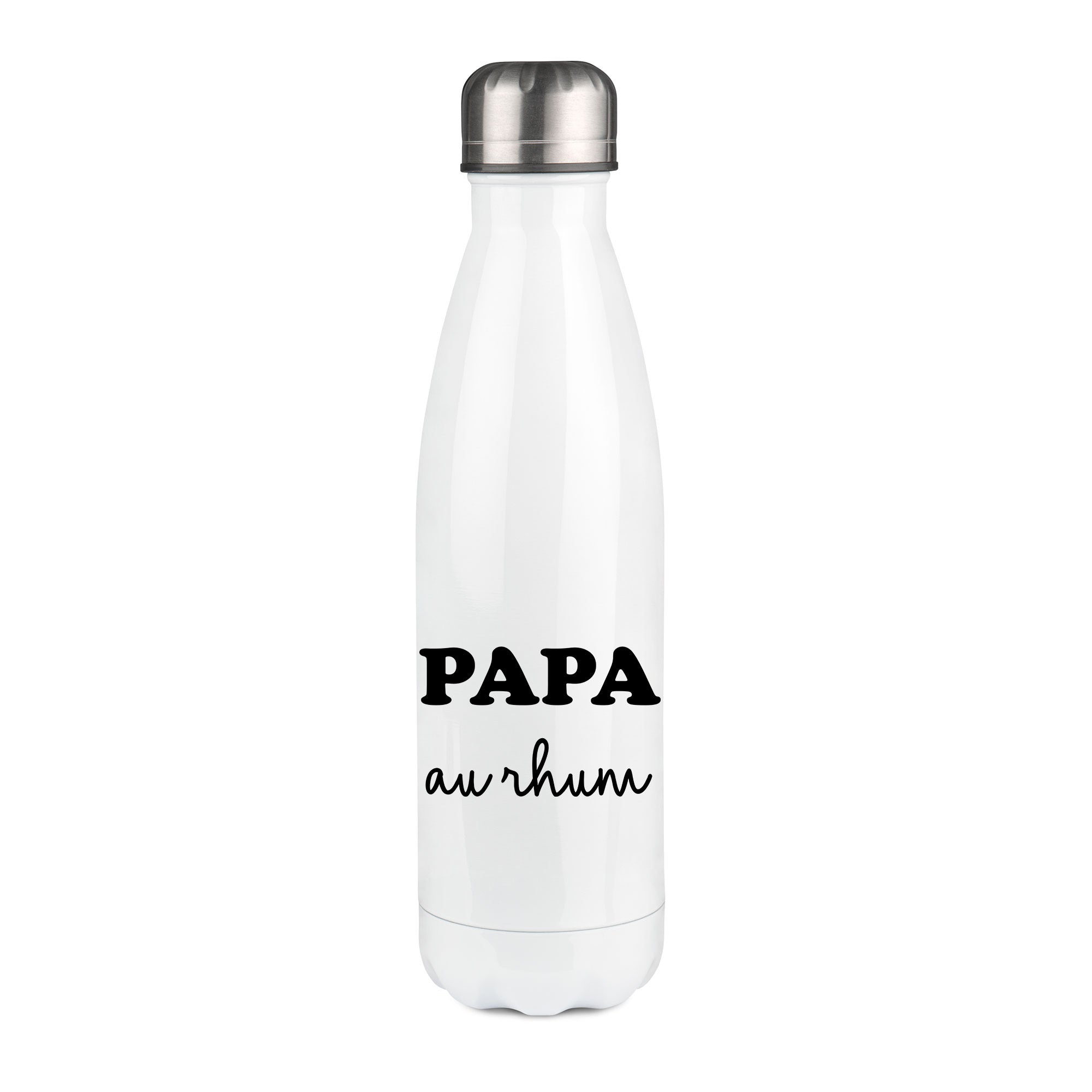 Thermos inox personnalisé Papa au rhum