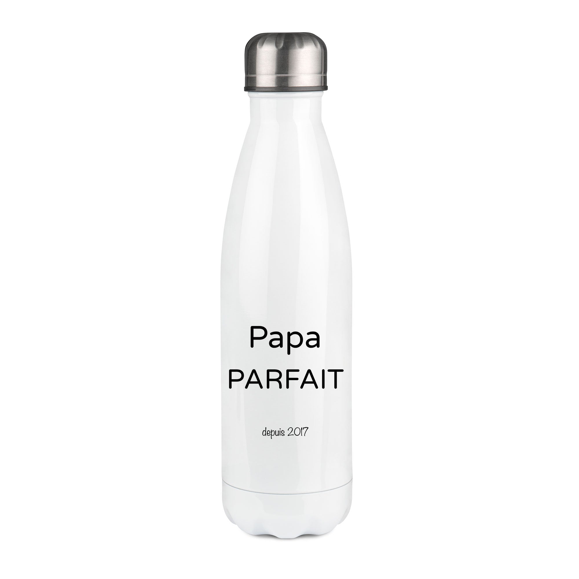 Thermos inox personnalisé Papa parfait à personnaliser