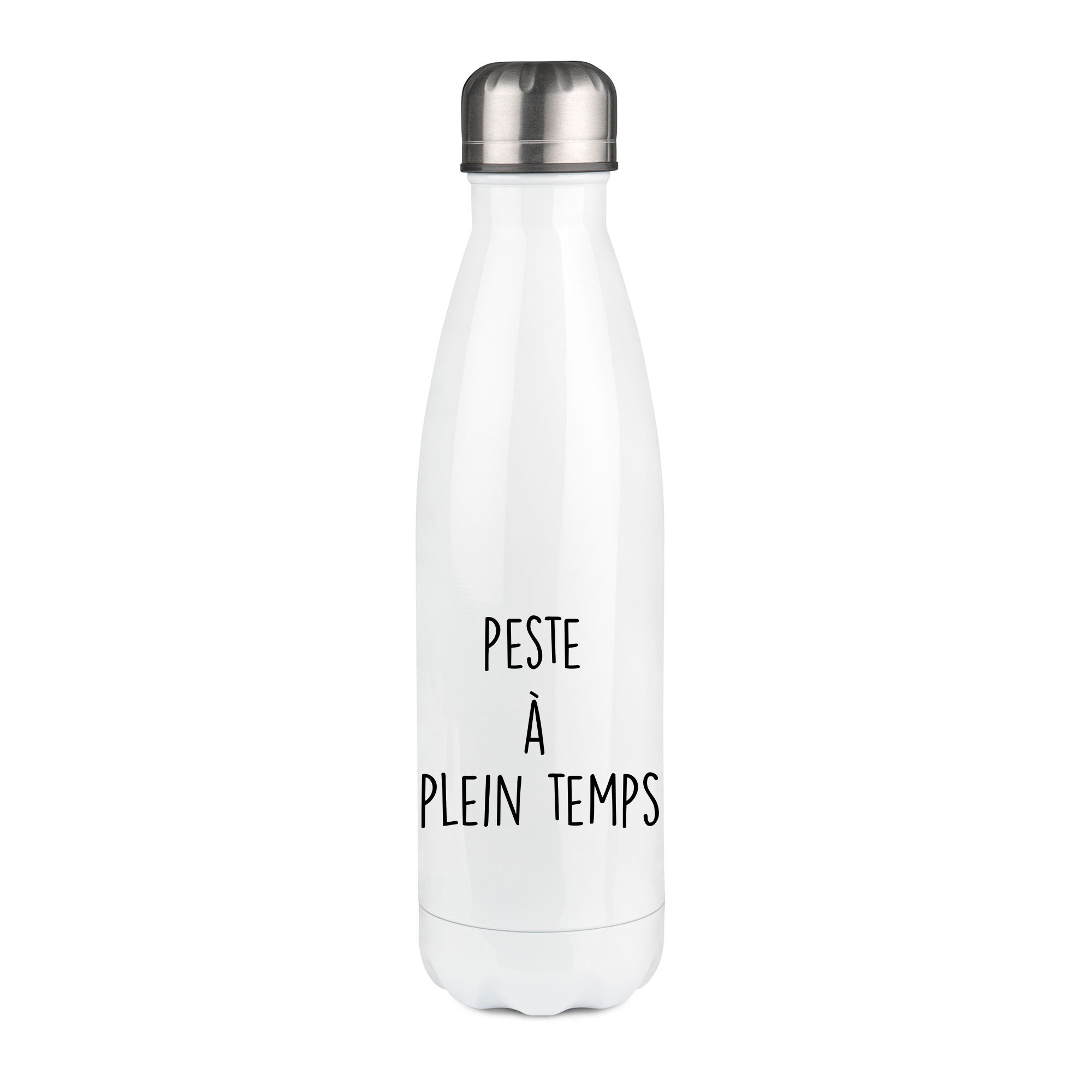 Thermos inox personnalisé Peste a plein temps